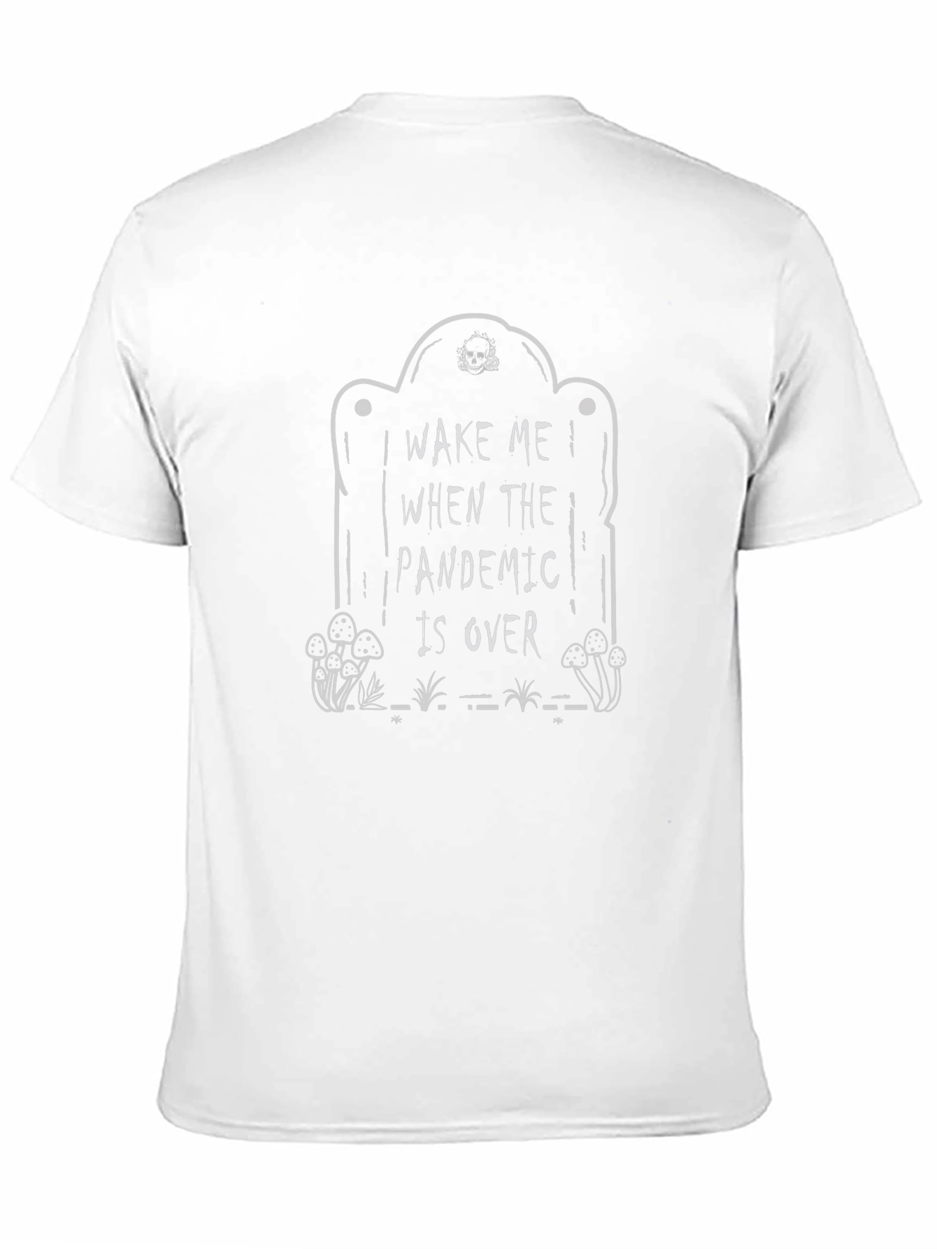 Wake Me When Pandemic Is Over Black T-Shirt
