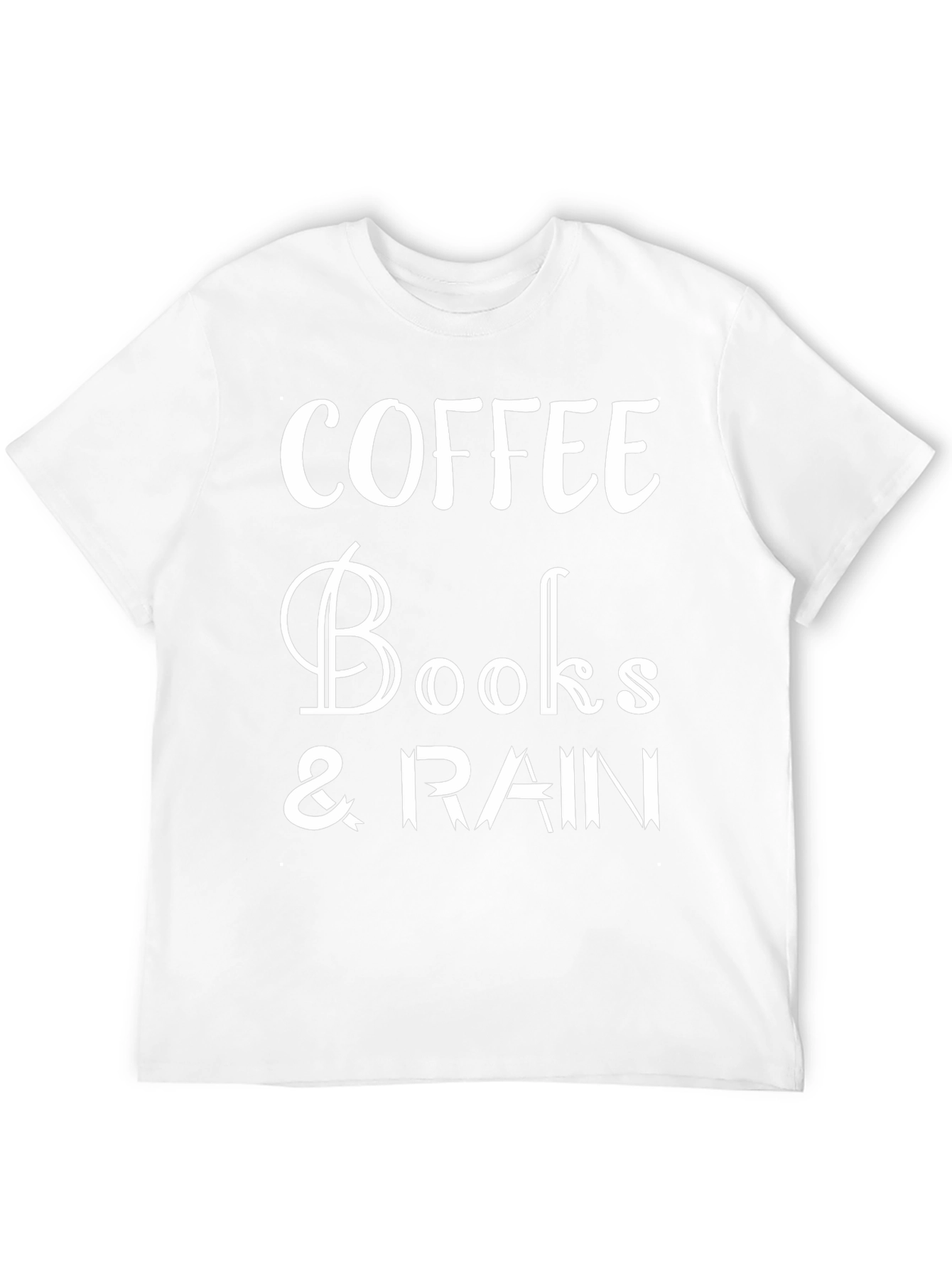 Coffee Books & Rain T-Shirt