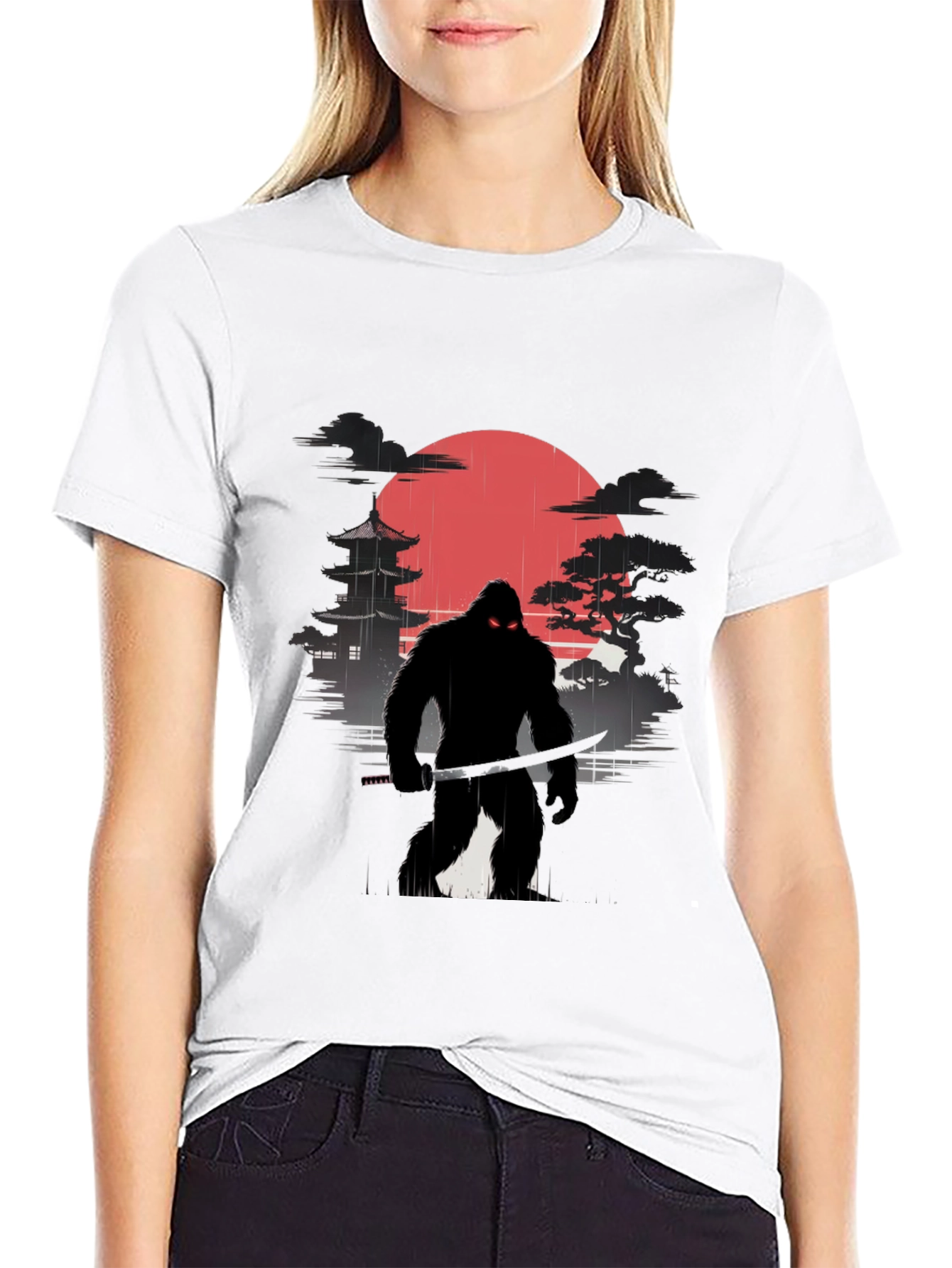 Samurai Sasquatch T-Shirt - Urban Ninja Style