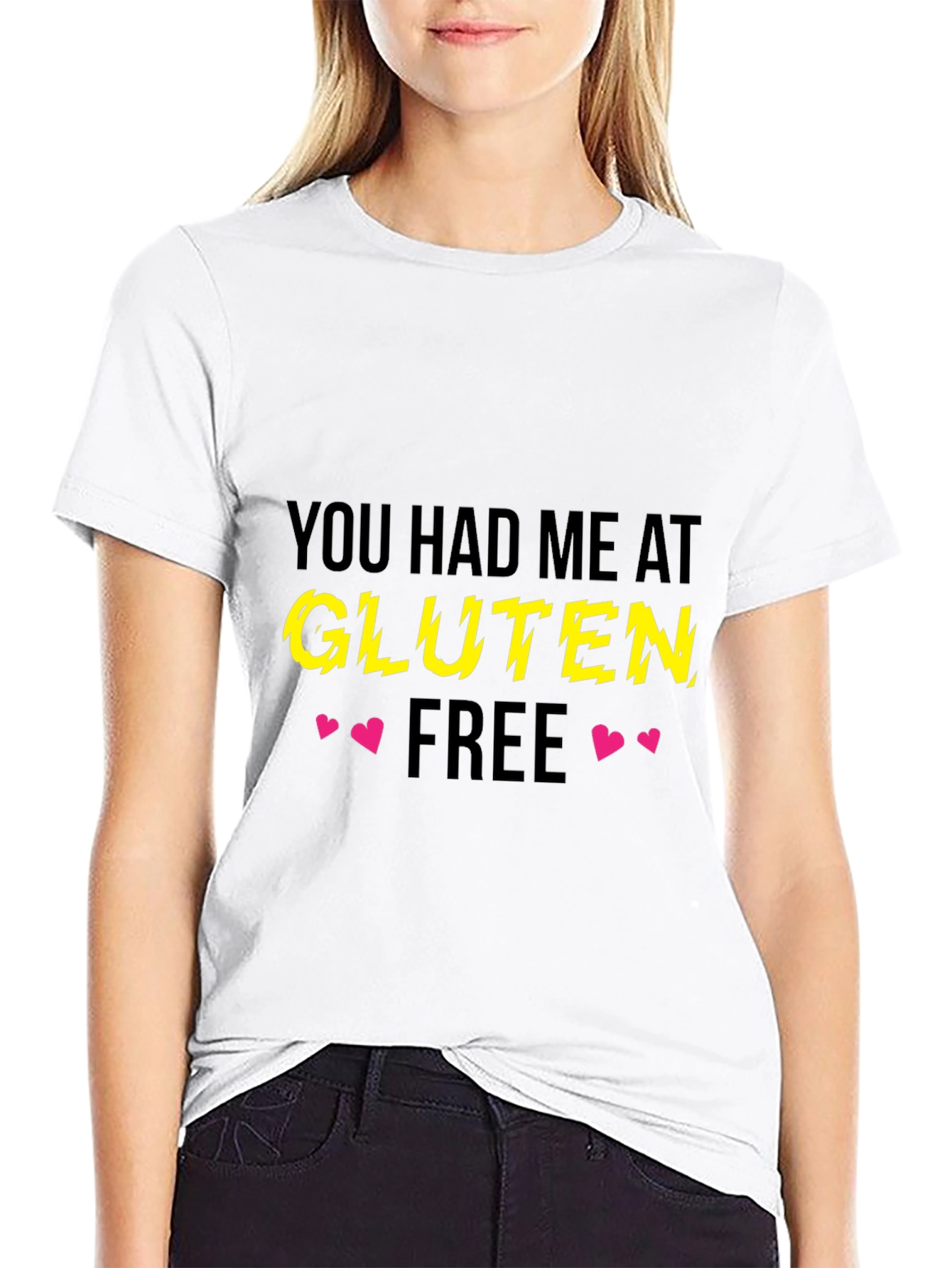 You Had Me At Gluten Free Black T-Shirt