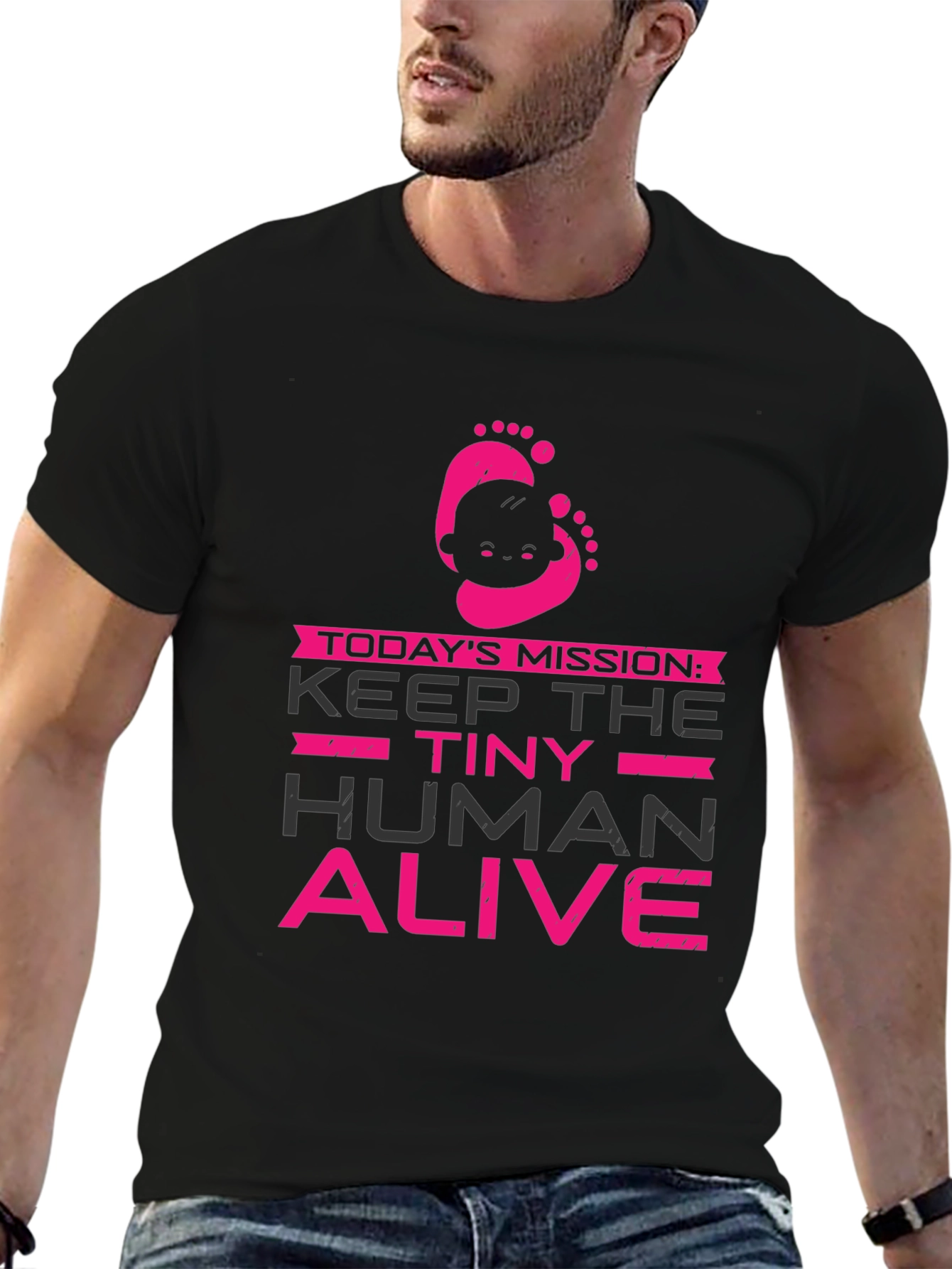 Keep Tiny Human Alive Graphic Tee