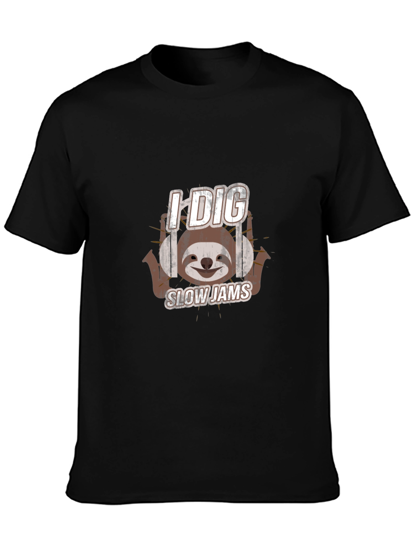 I Dig Slow Jams Sloth Graphic Tee