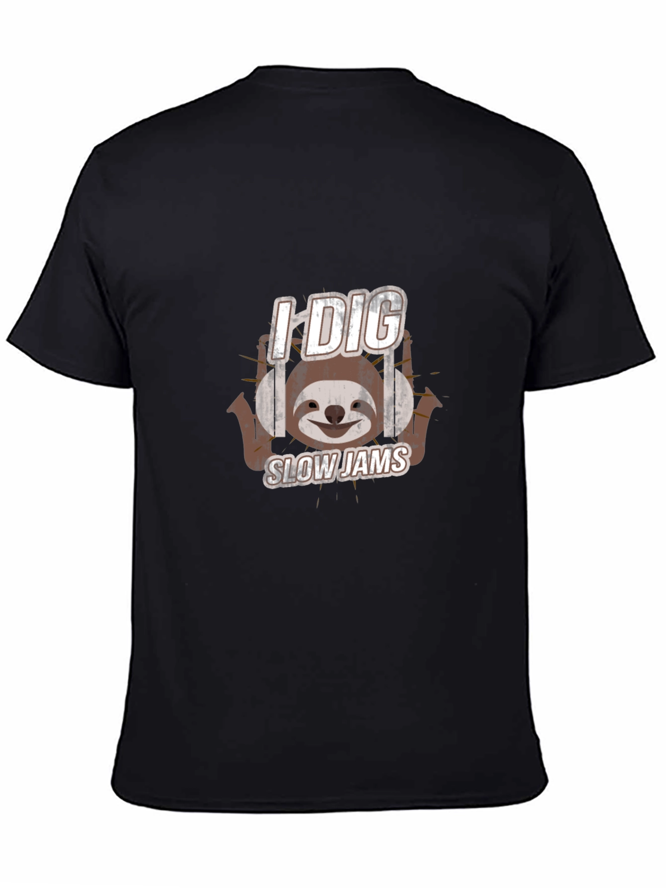 I Dig Slow Jams Sloth Graphic Tee