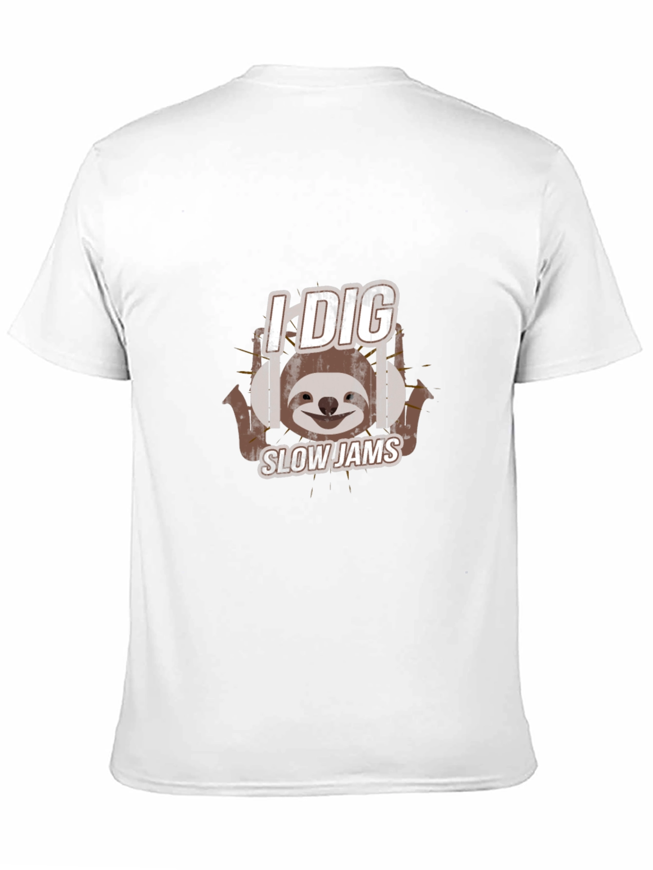 I Dig Slow Jams Sloth Graphic Tee