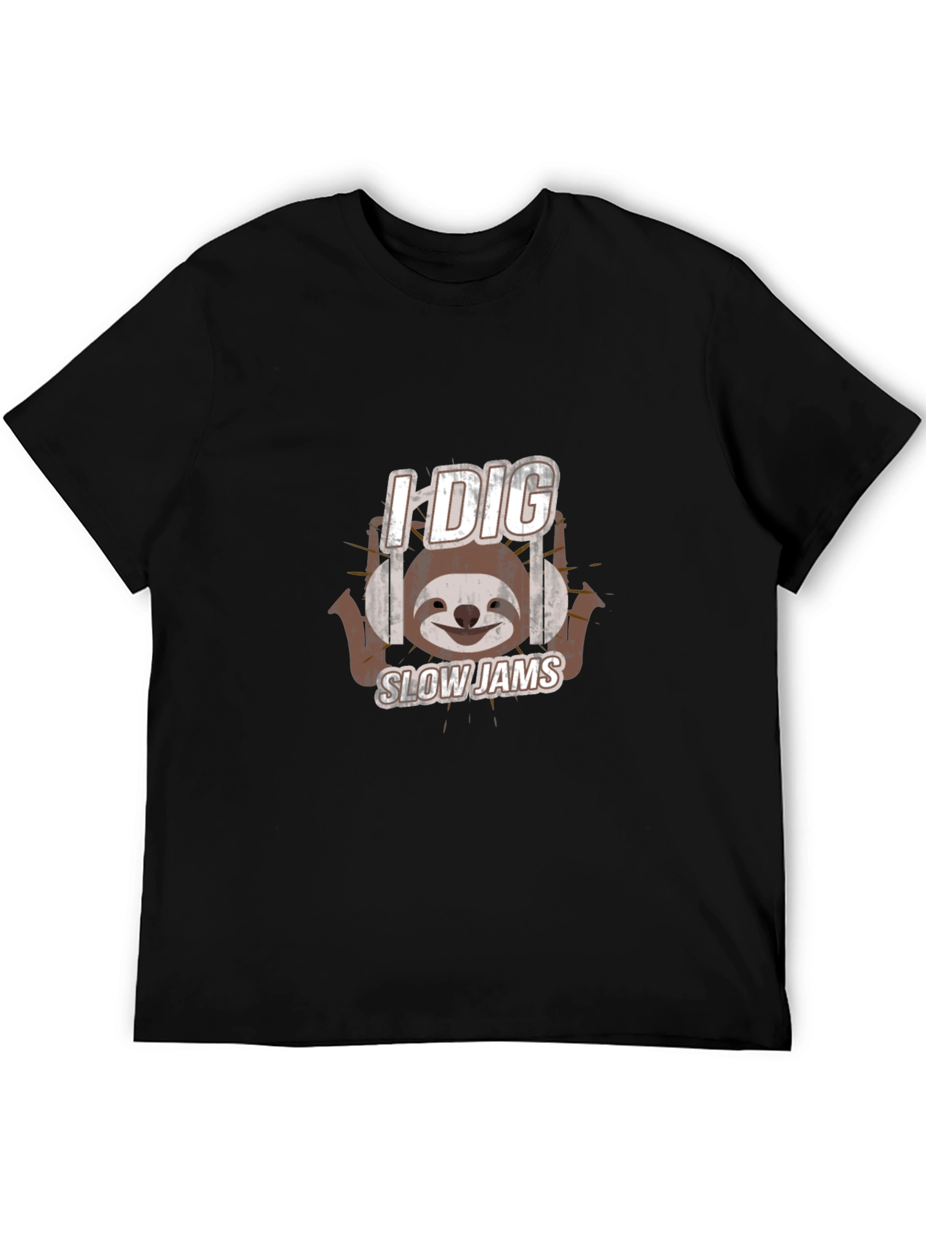 I Dig Slow Jams Sloth Graphic Tee