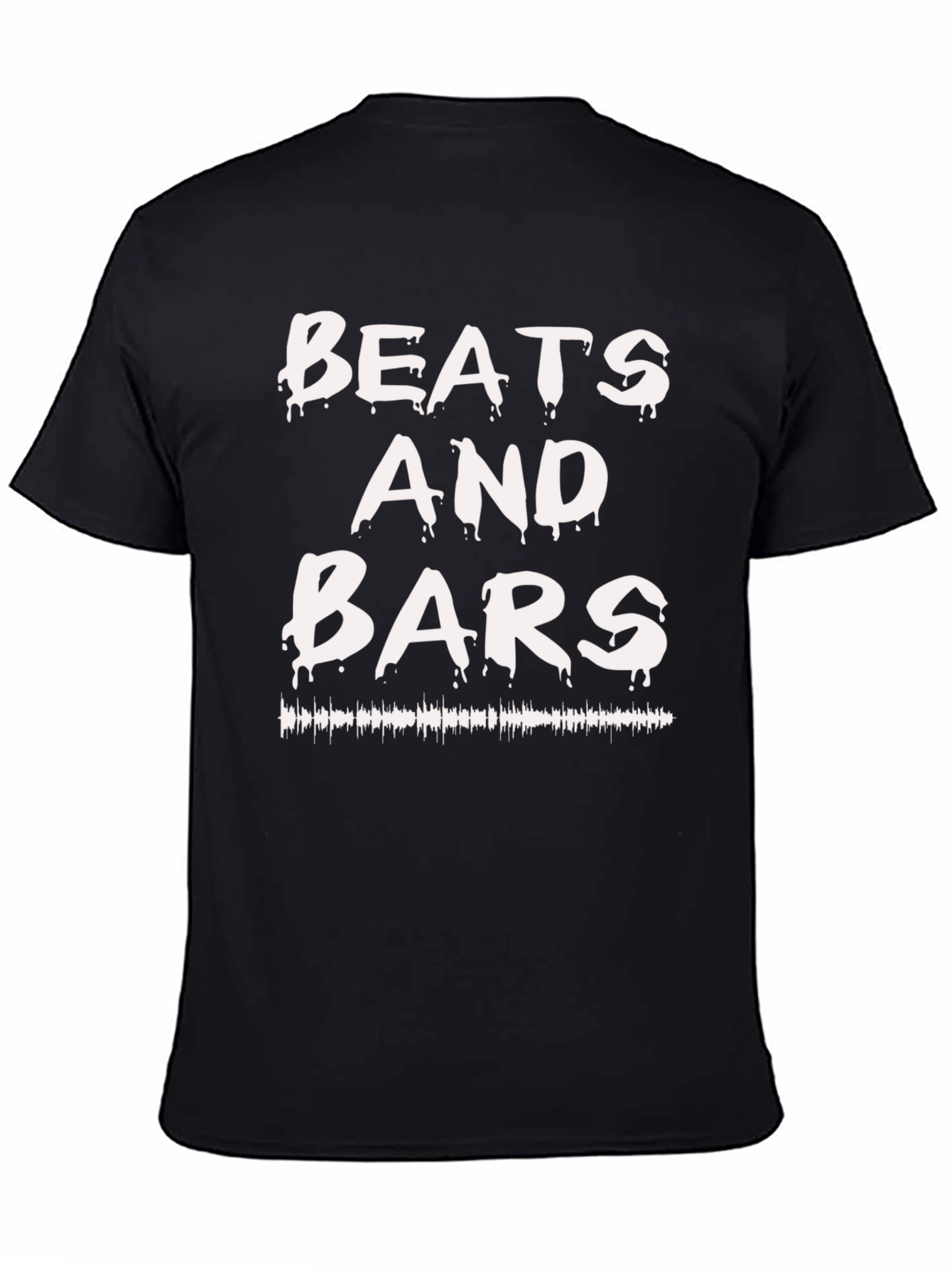 Beats and Bars Graphic Tee - Black