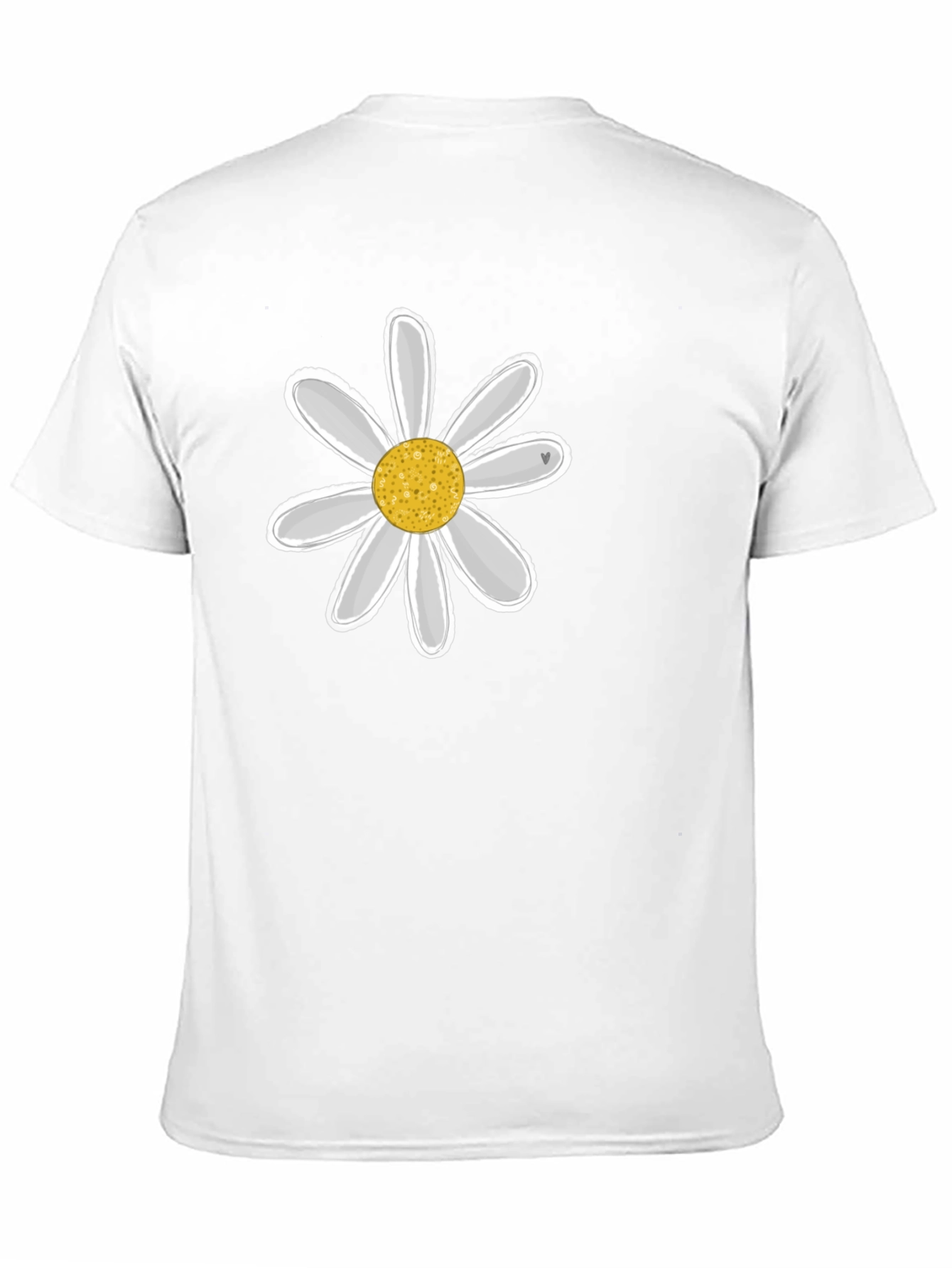 Daisy Graphic Black Tee