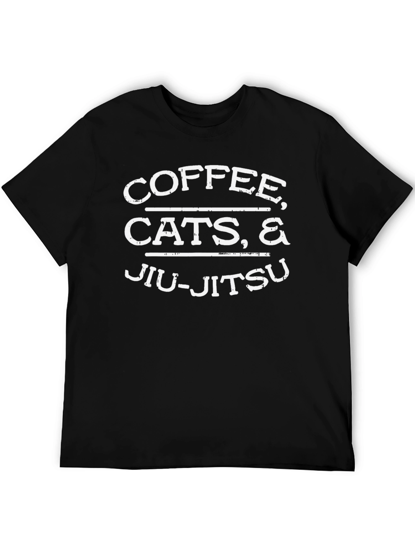 Coffee Cats Jiu-Jitsu Graphic Tee