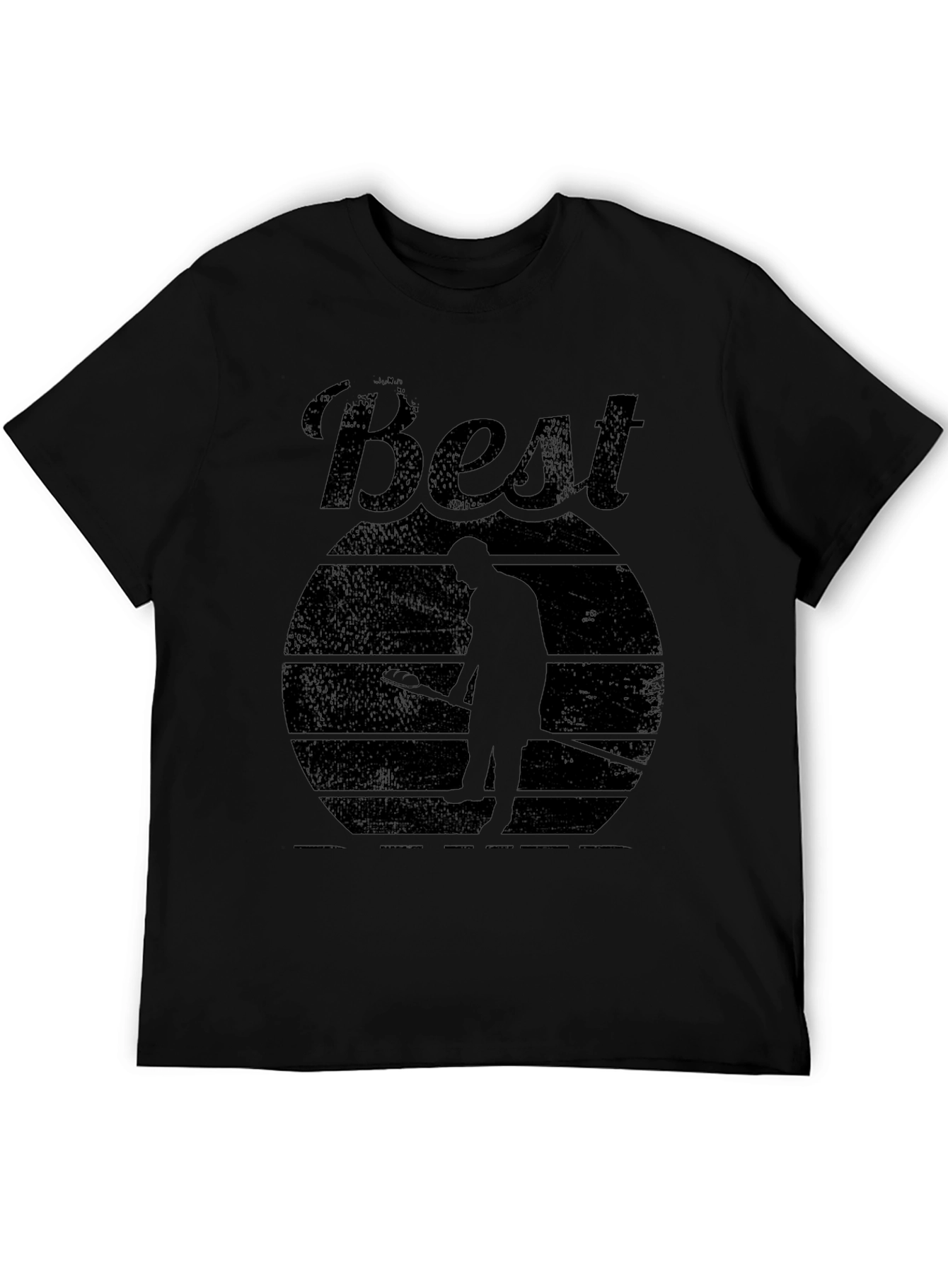 Best Curling Ever! Mens Black T-Shirt