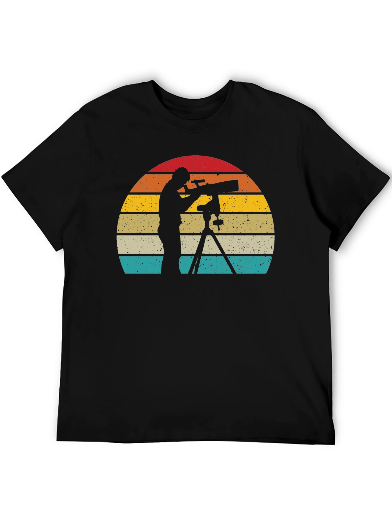 Retro Astronomer T-Shirt - Stargazing Style