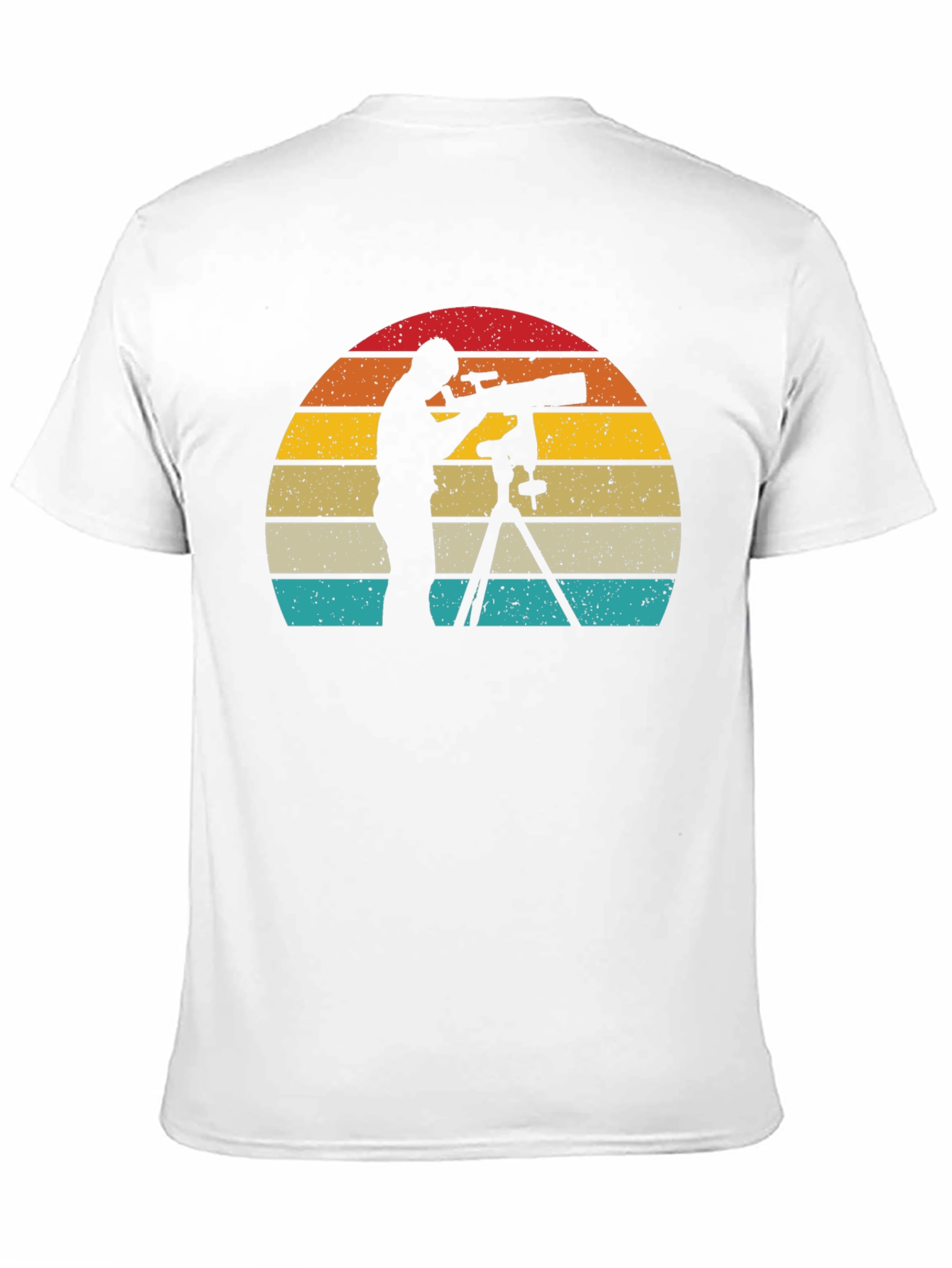 Retro Astronomer T-Shirt - Stargazing Style