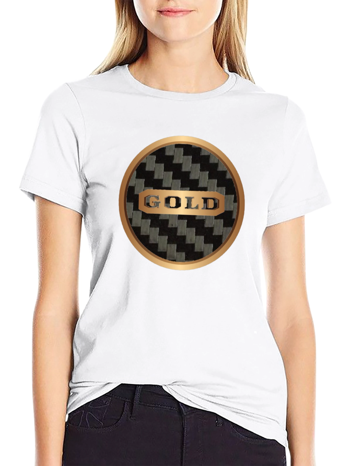 Gold Edition Graphic Tee - Premium Black T-Shirt