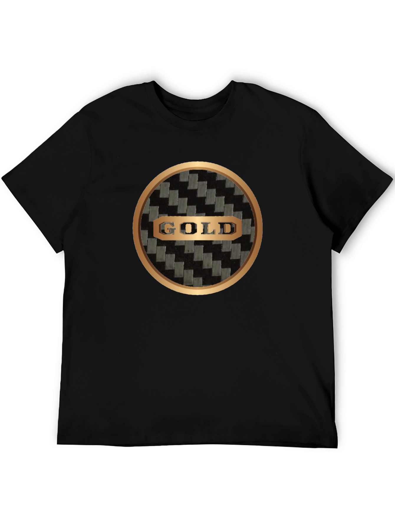 Gold Edition Graphic Tee - Premium Black T-Shirt