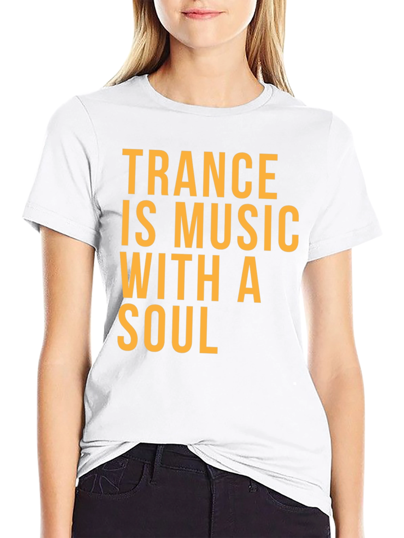 Trance is Music with a Soul Black T-Shirt