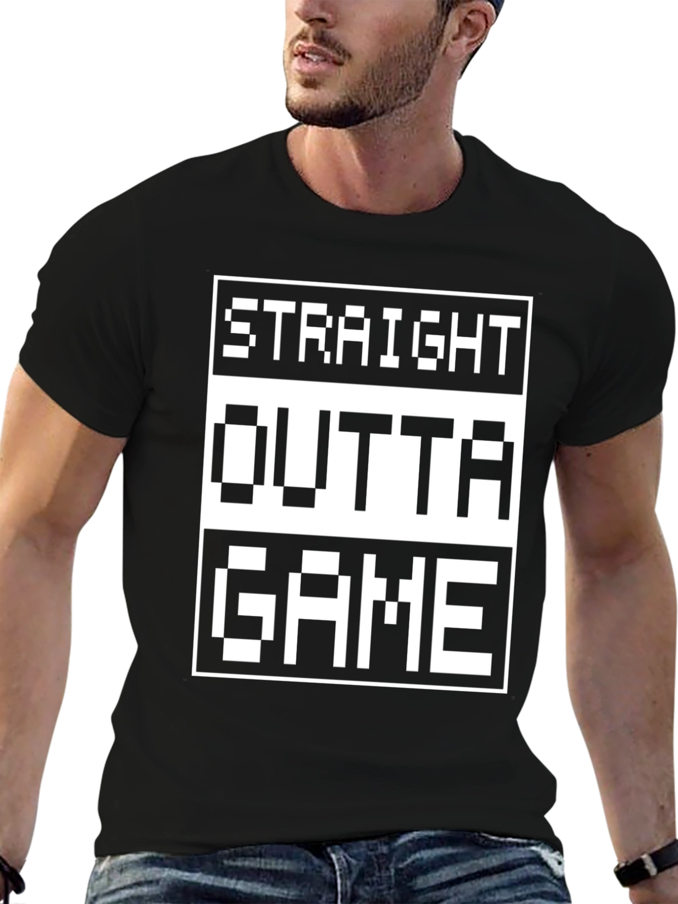 Straight Outta Game T-Shirt - Gamer Style