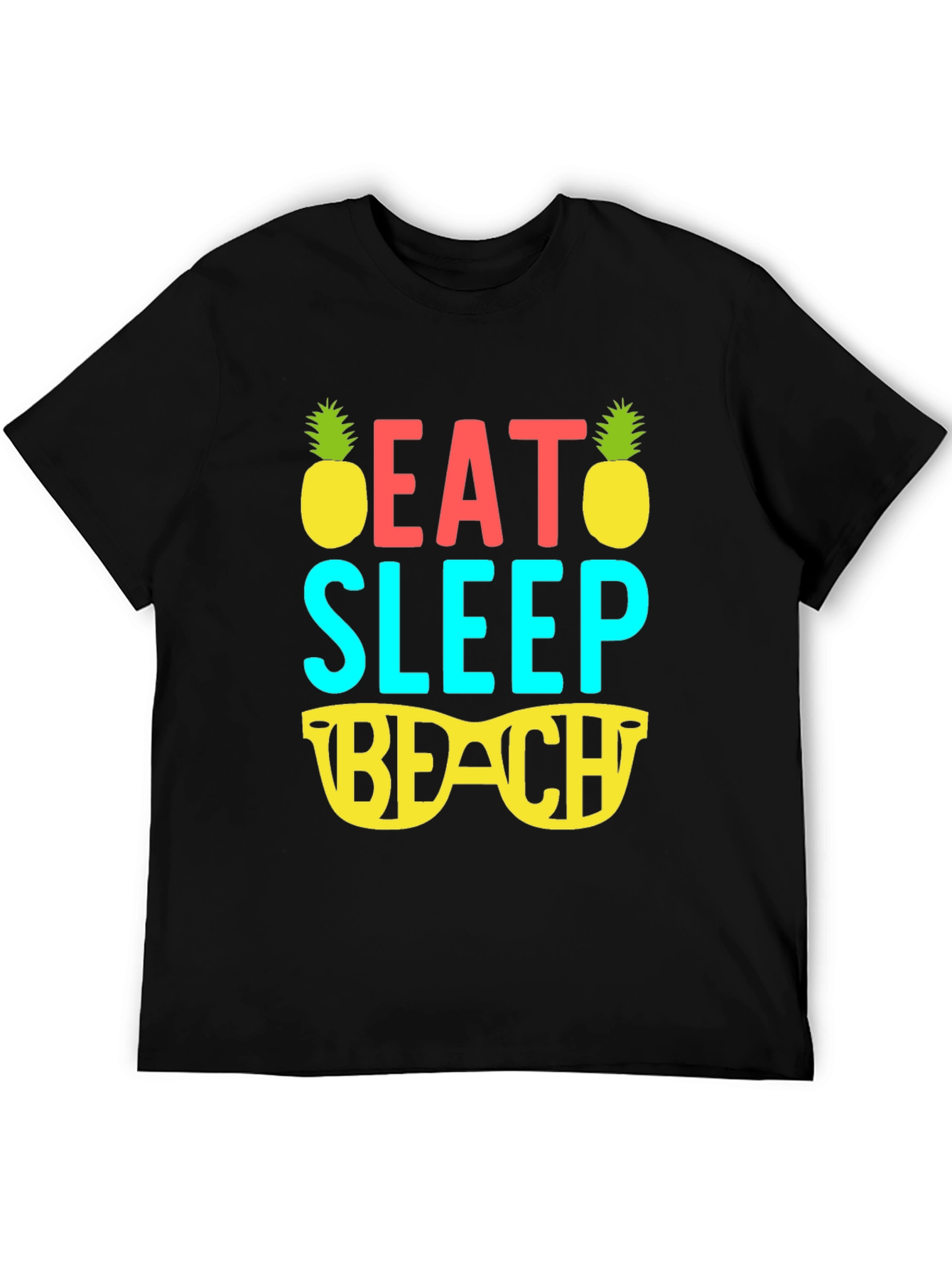 Eat Sleep Beach T-Shirt - Summer Vacation Tee