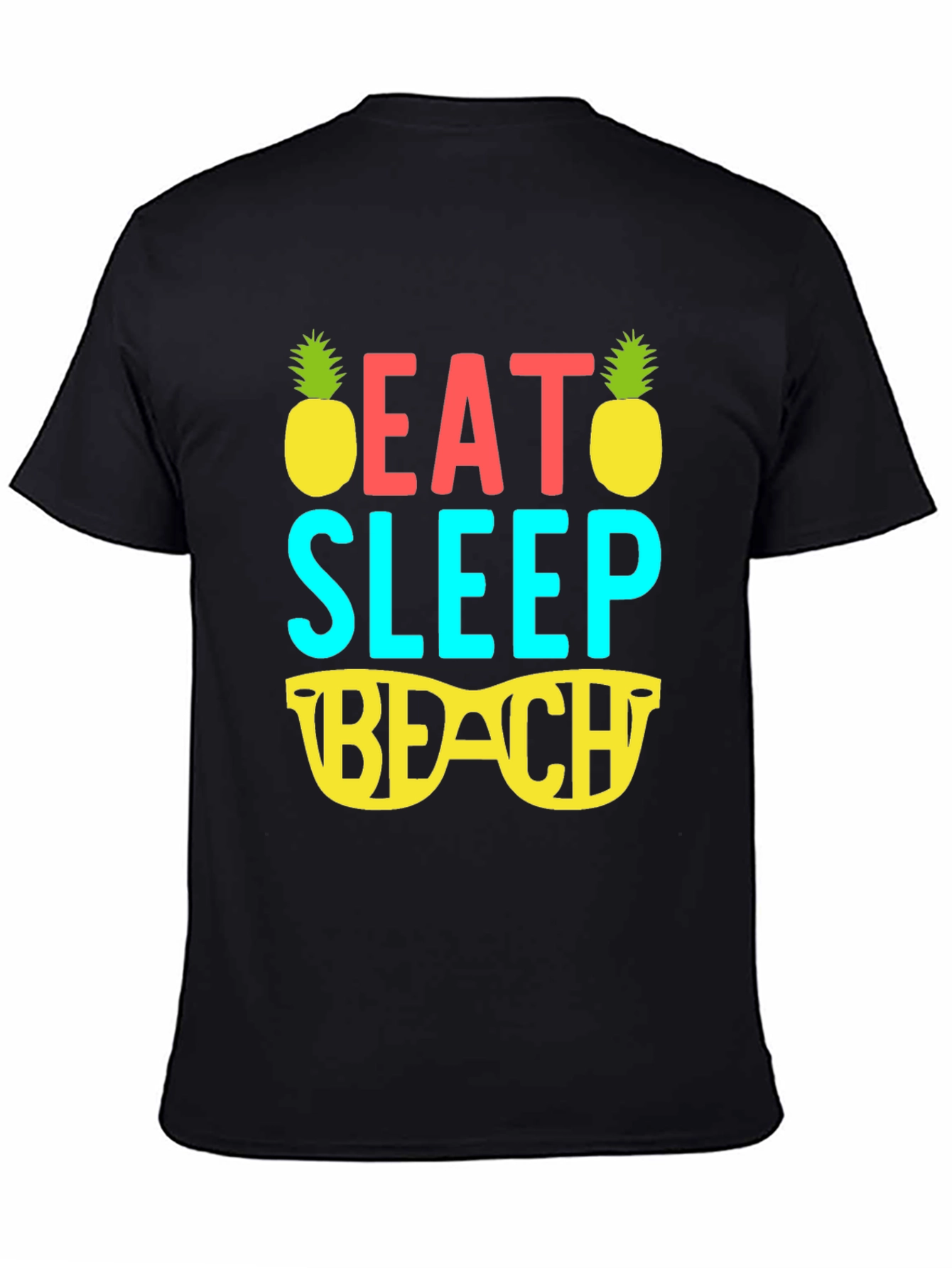 Eat Sleep Beach T-Shirt - Summer Vacation Tee