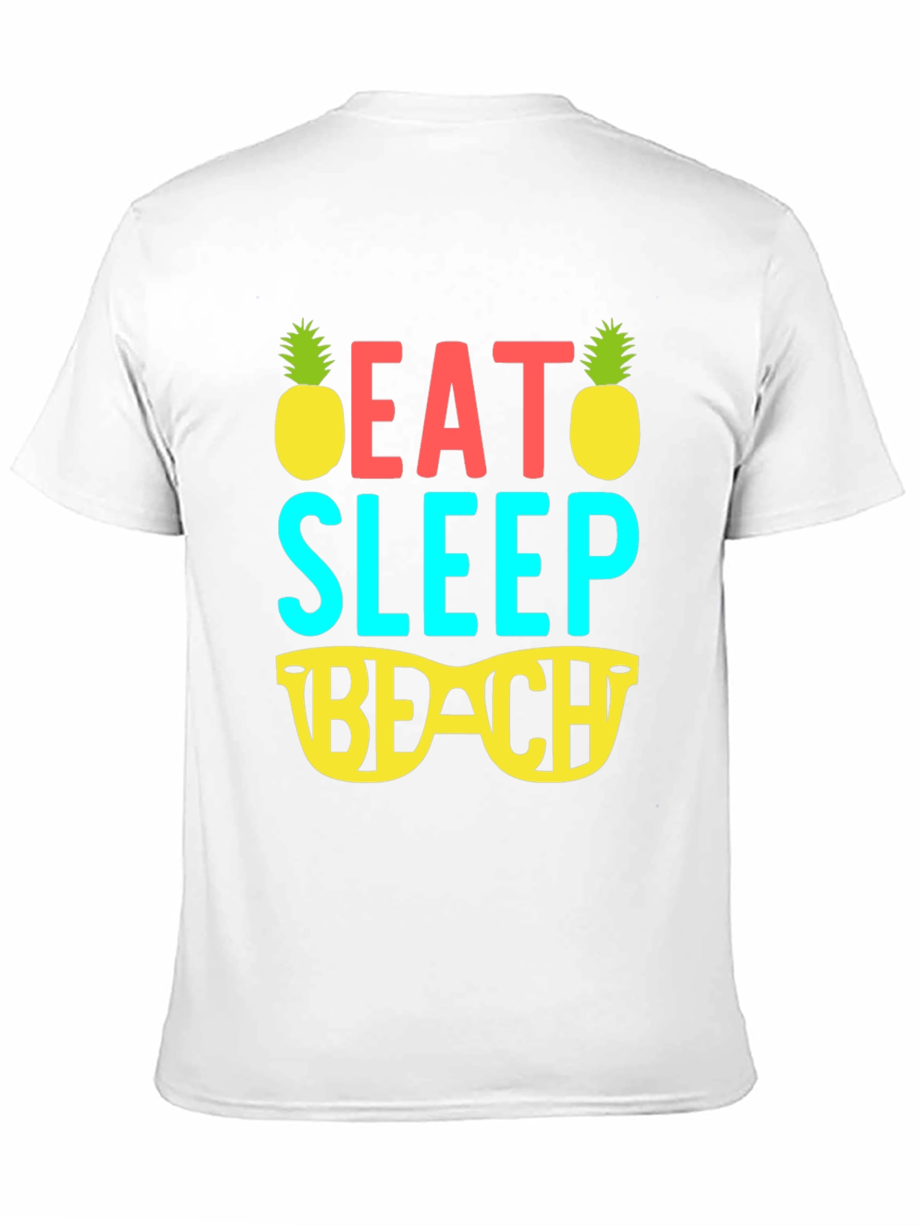 Eat Sleep Beach T-Shirt - Summer Vacation Tee