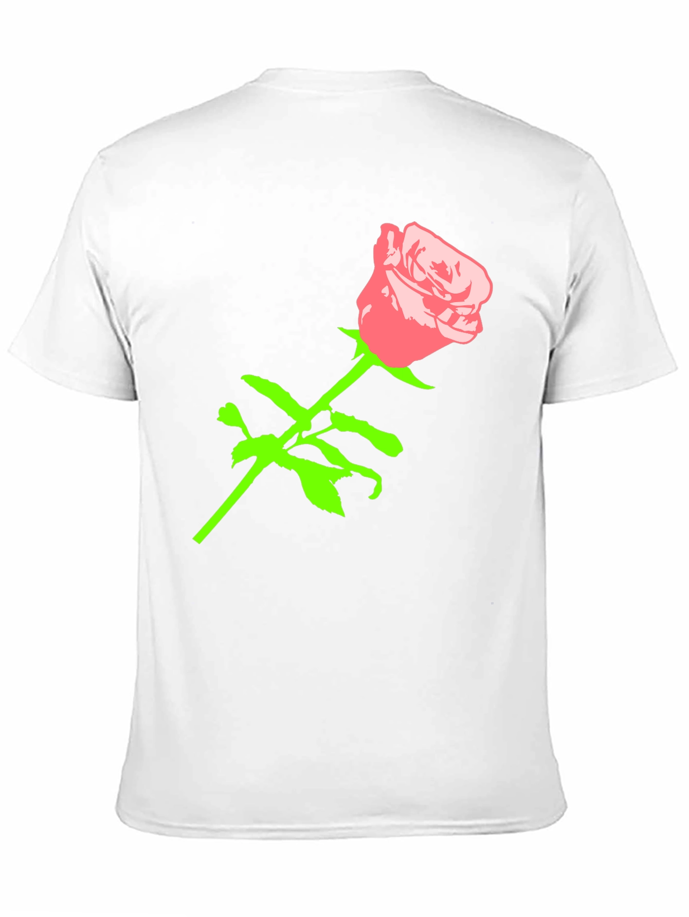 Rose Graphic Black T-Shirt