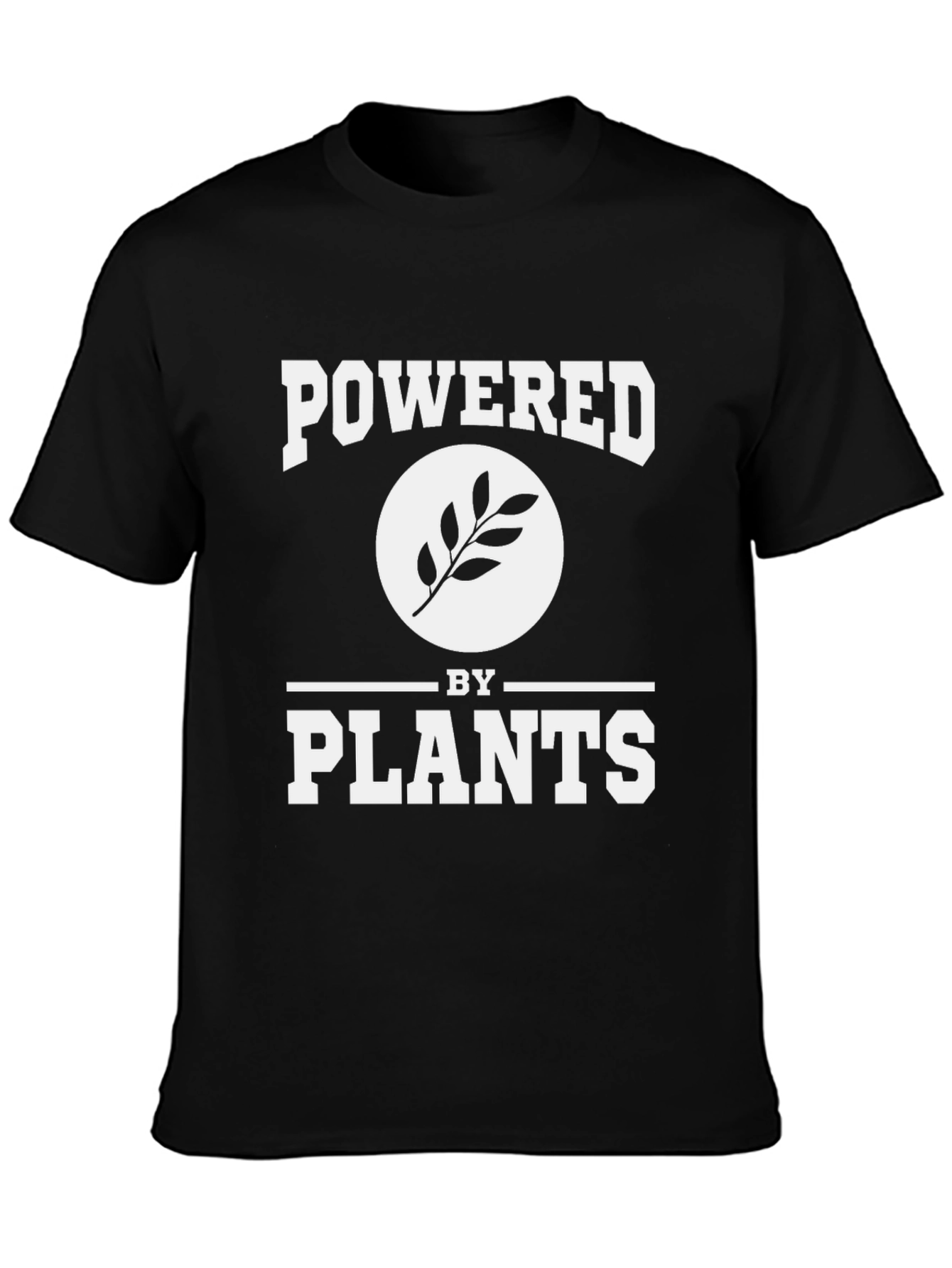 Powered by Plants Vegan T-Shirt Black