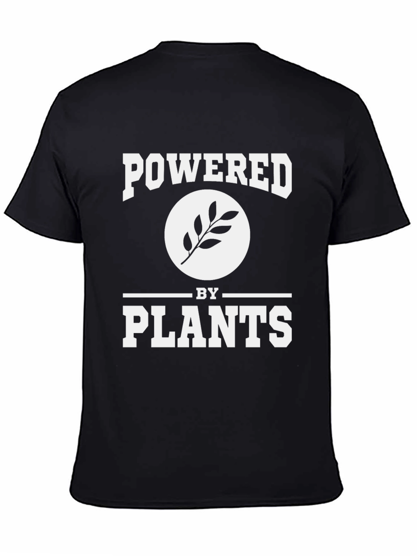 Powered by Plants Vegan T-Shirt Black