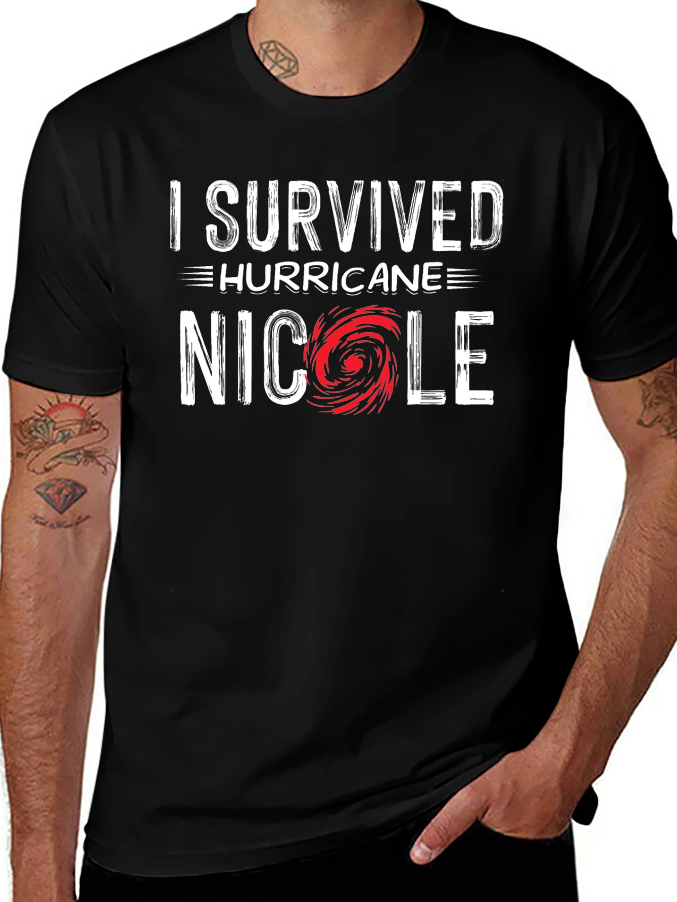 I Survived Hurricane Nicole Graphic Tee