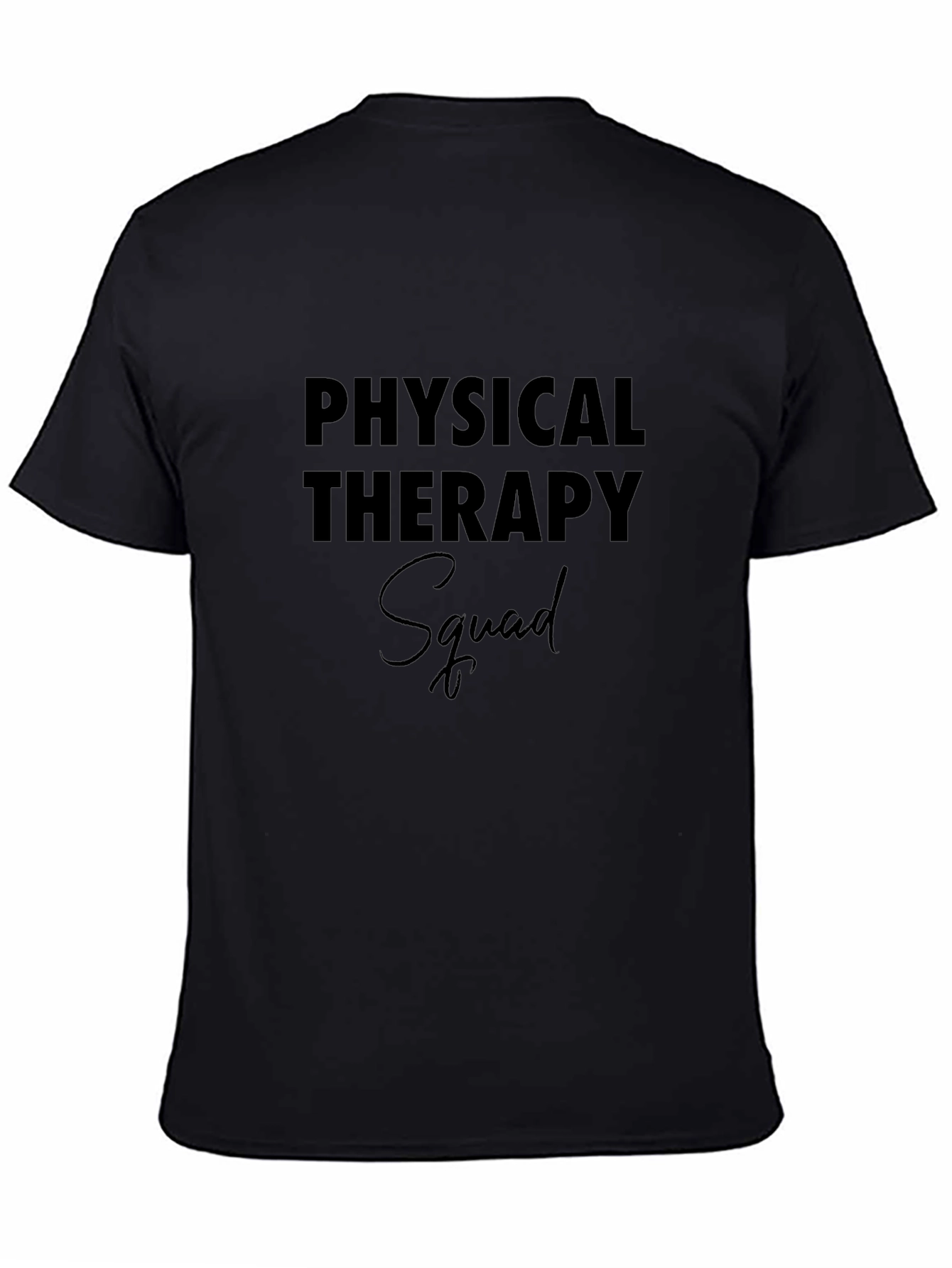 Physical Therapy Squad Black T-Shirt