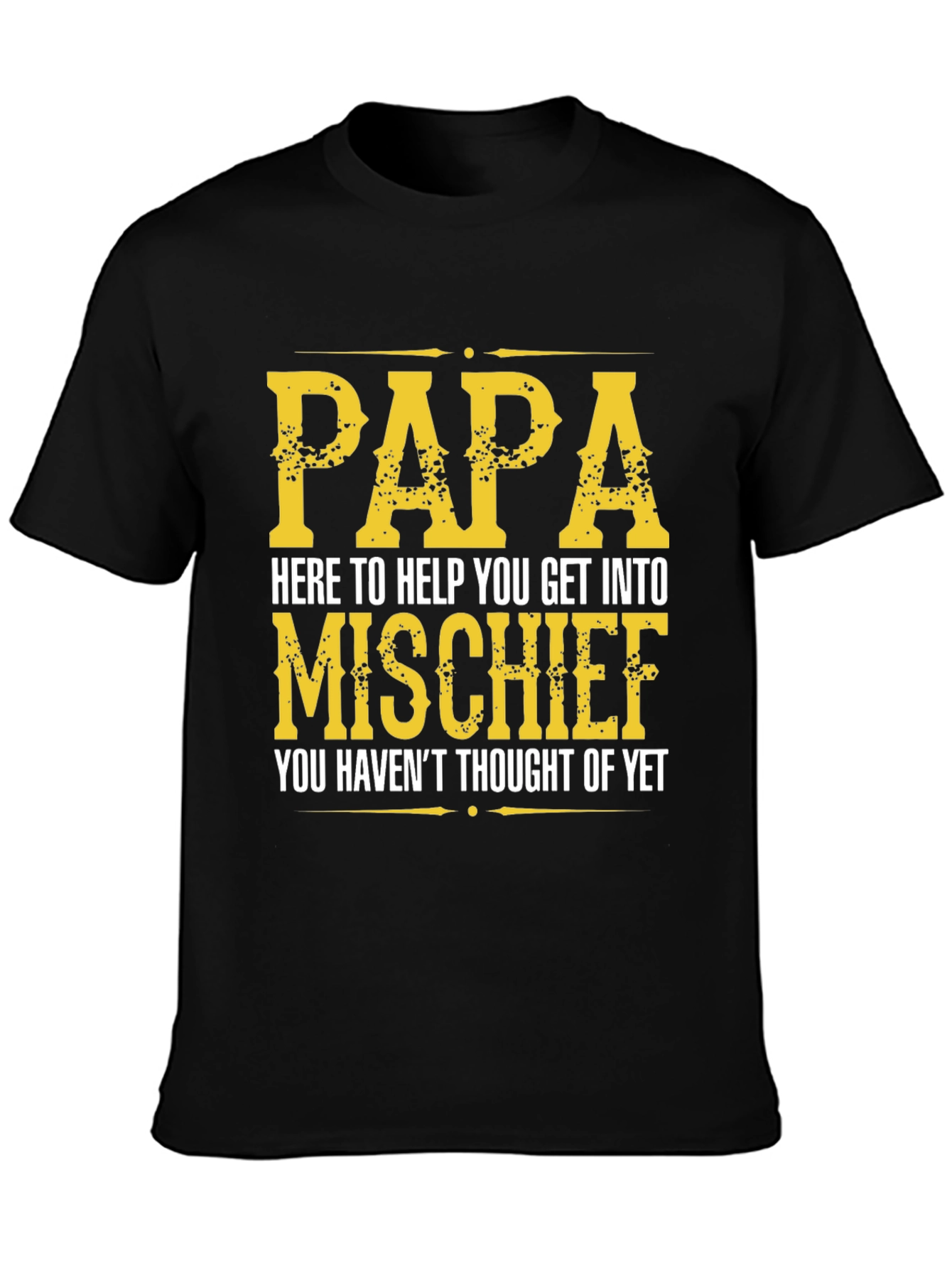 Papa Mischief T-Shirt - Funny Fathers Day Gift