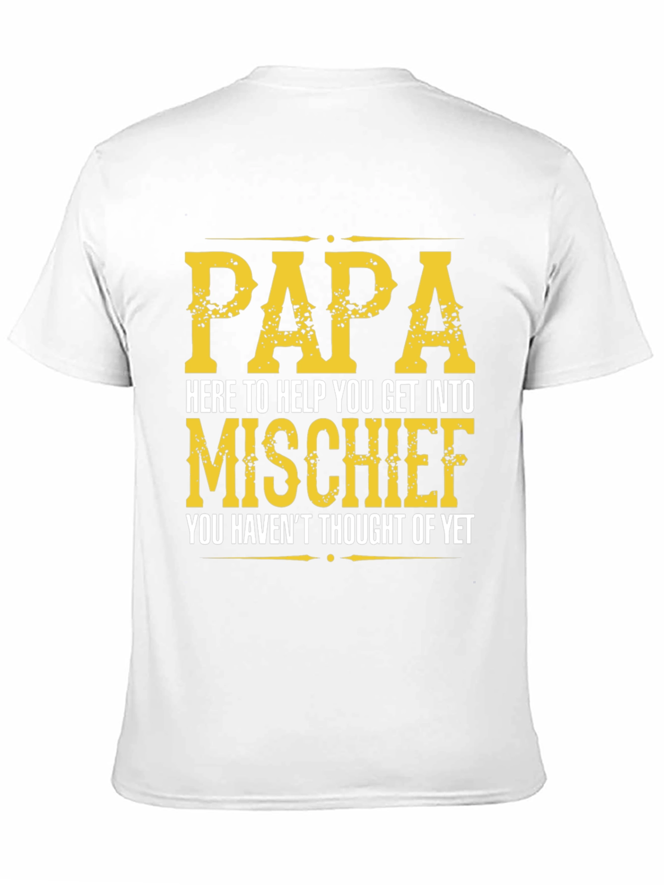 Papa Mischief T-Shirt - Funny Fathers Day Gift