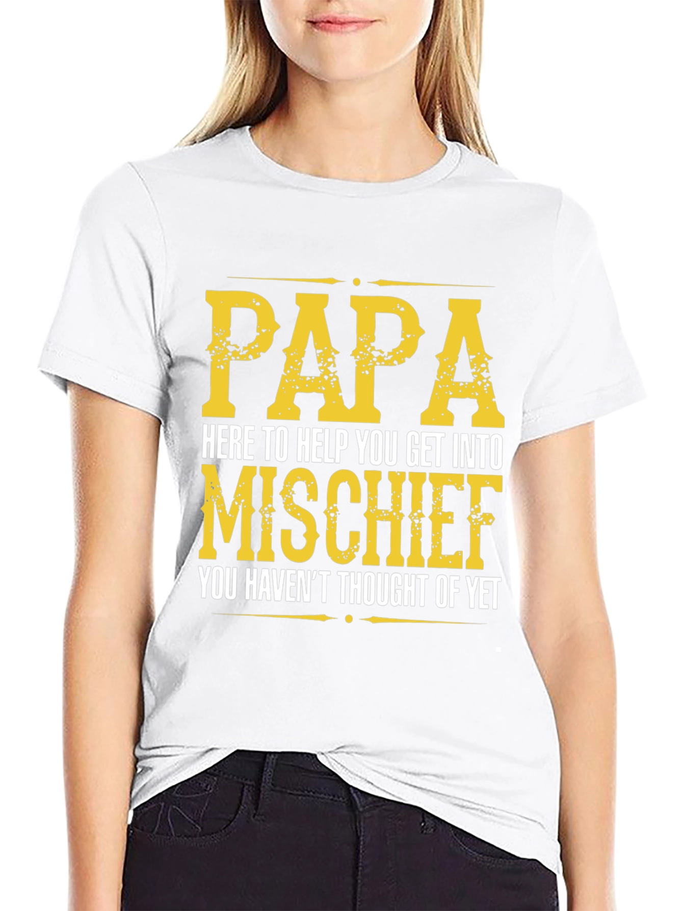 Papa Mischief T-Shirt - Funny Fathers Day Gift