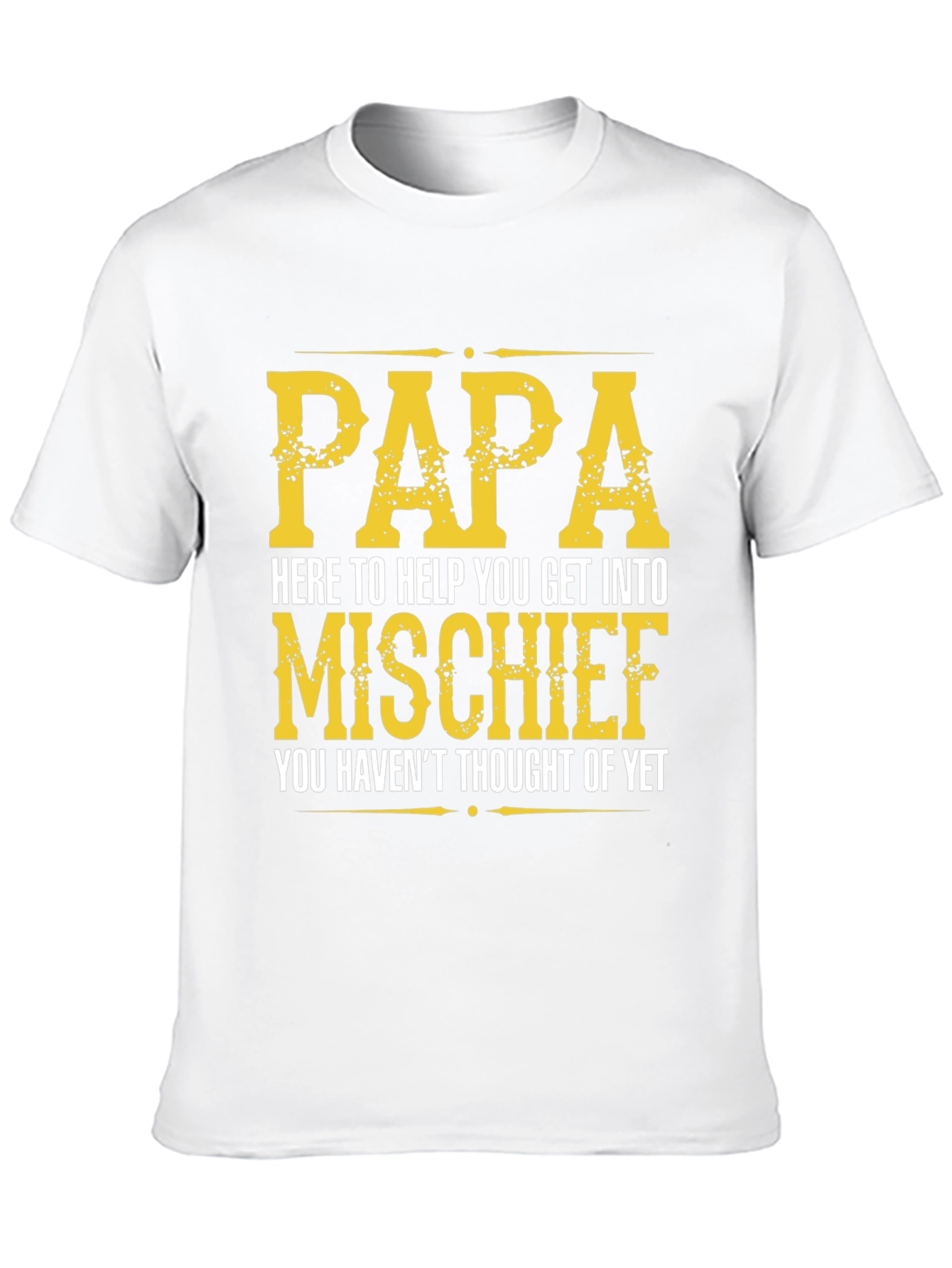 Papa Mischief T-Shirt - Funny Fathers Day Gift