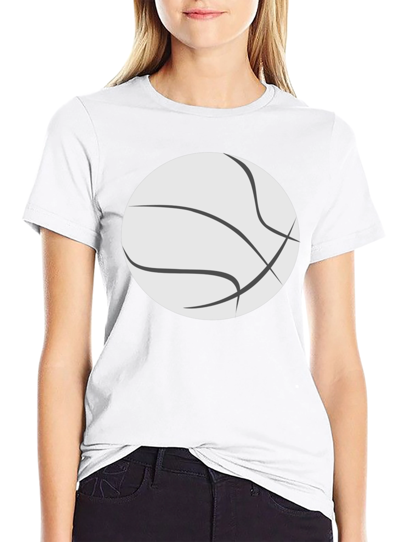 Basketball Graphic T-Shirt - Casual Tee