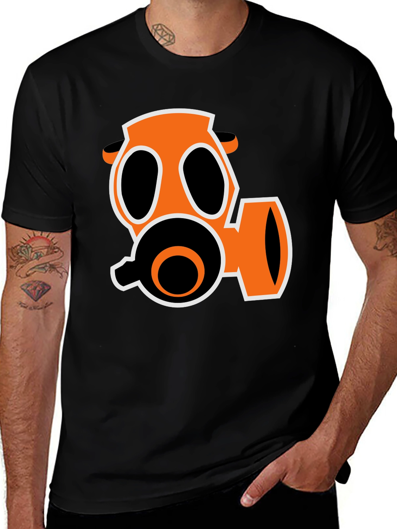 Gas Mask Graphic Tee - Bold & Unique Design