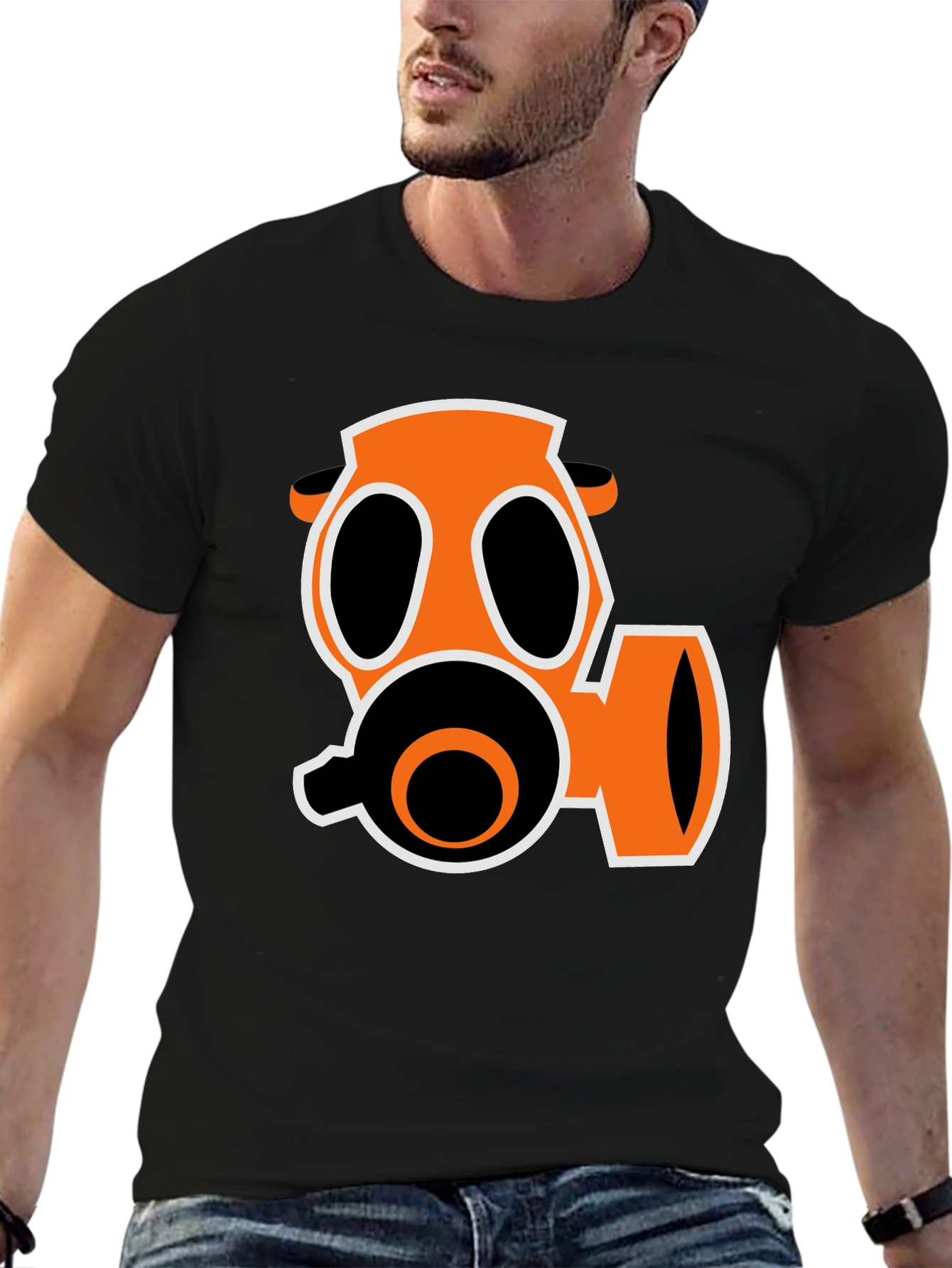 Gas Mask Graphic Tee - Bold & Unique Design