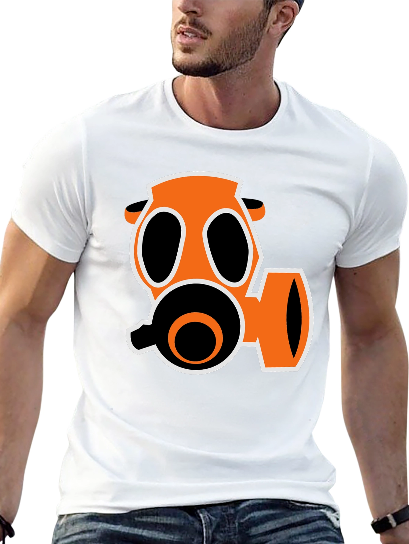 Gas Mask Graphic Tee - Bold & Unique Design