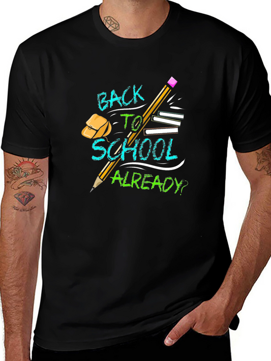 Back To School Graphic Tee Black