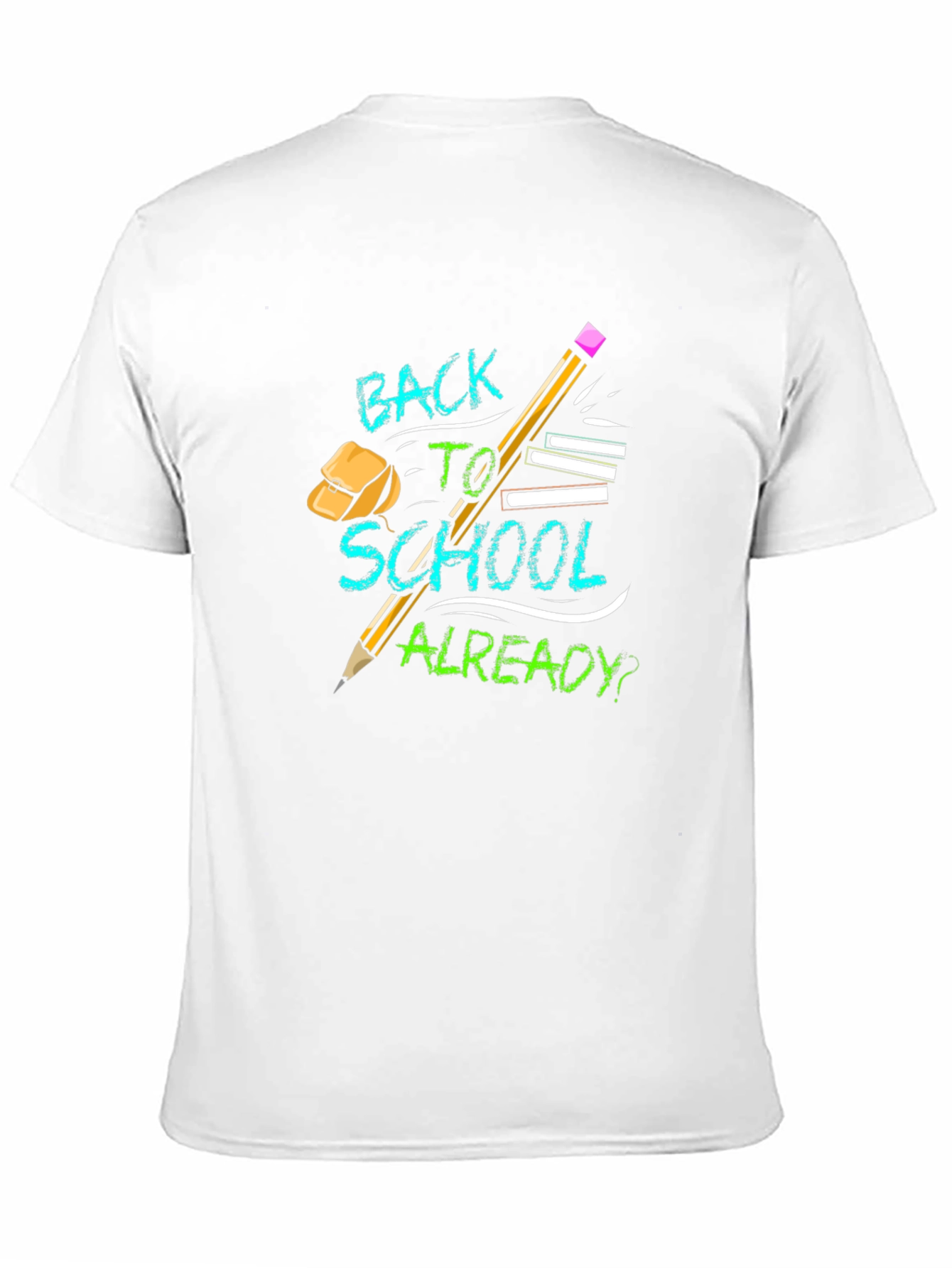 Back To School Graphic Tee Black
