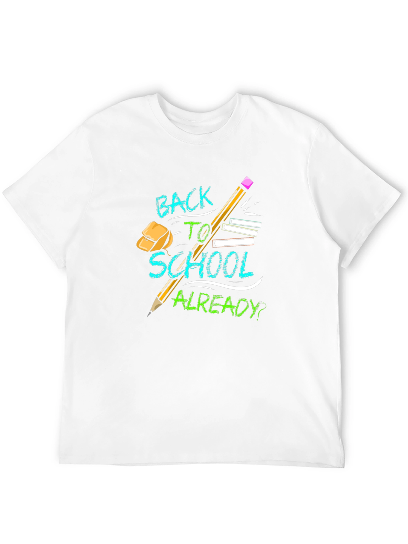 Back To School Graphic Tee Black