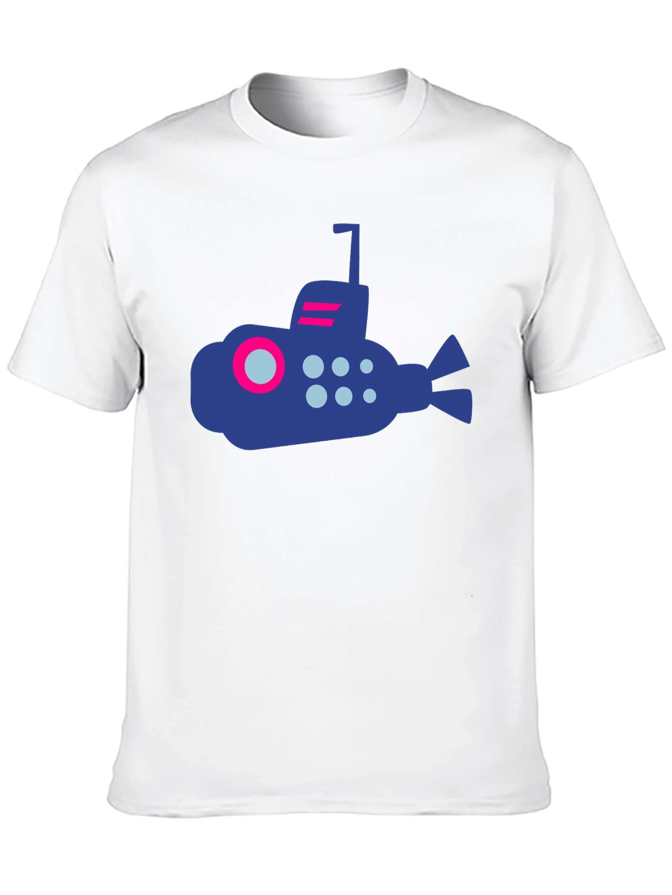 Submarine Graphic Tee - Black Cotton Shirt
