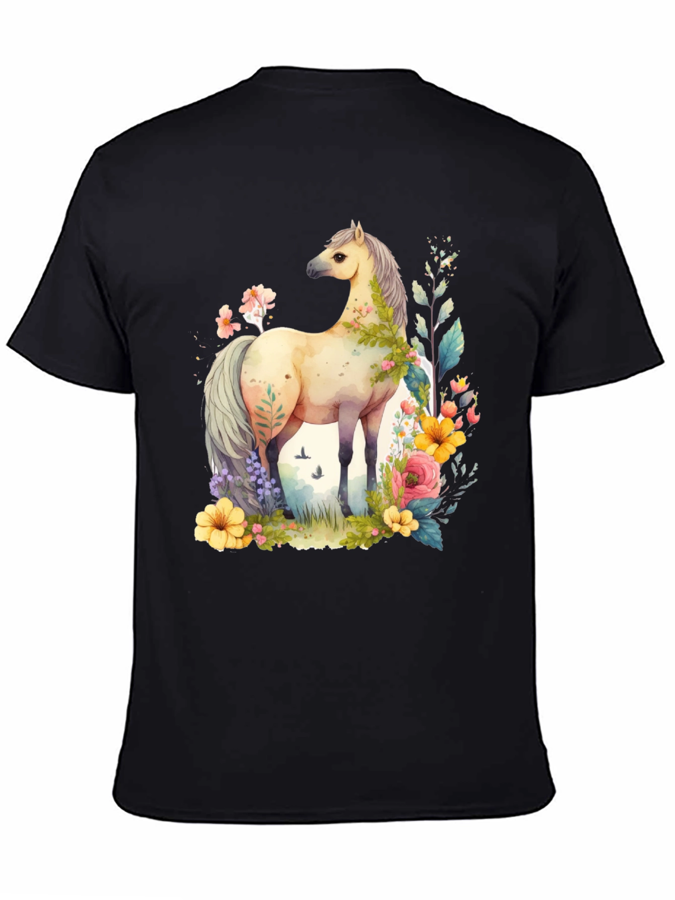 Horse Floral T-Shirt