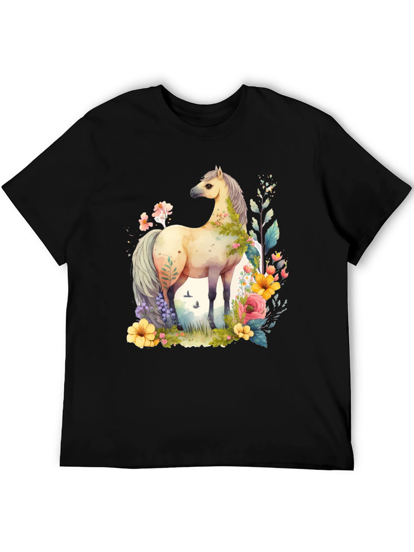 Horse Floral T-Shirt