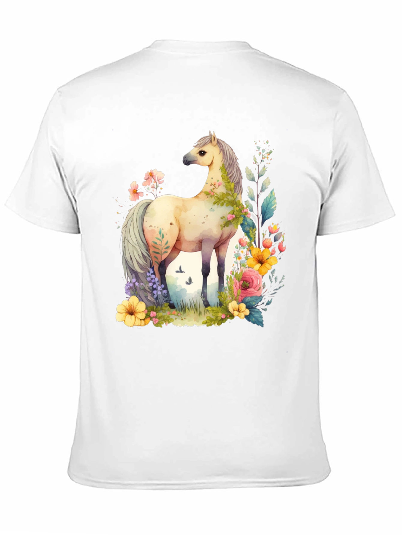 Horse Floral T-Shirt