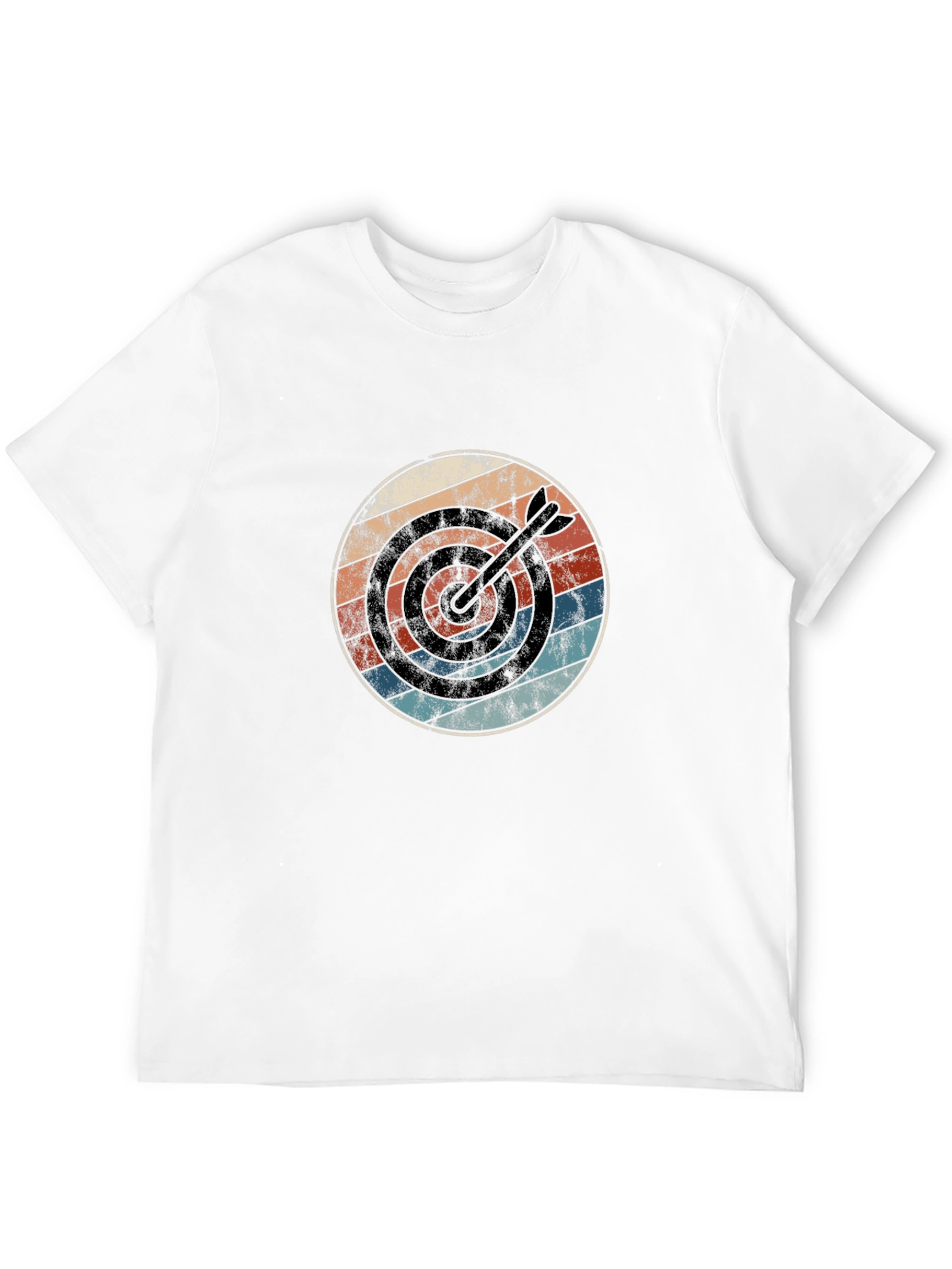 Retro Dartboard Graphic T-Shirt