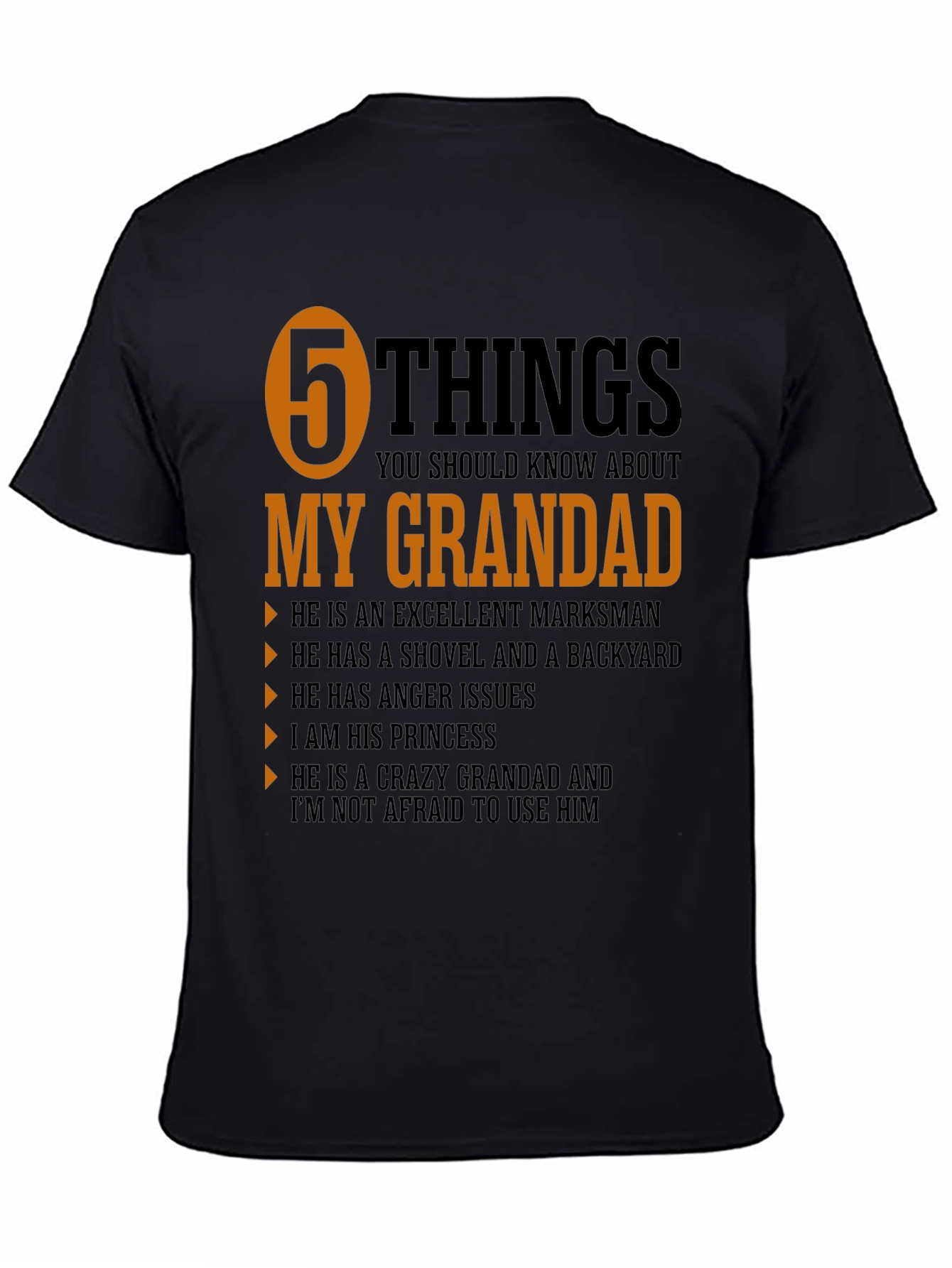 5 Things You Should Know About My Grandad T-Shirt