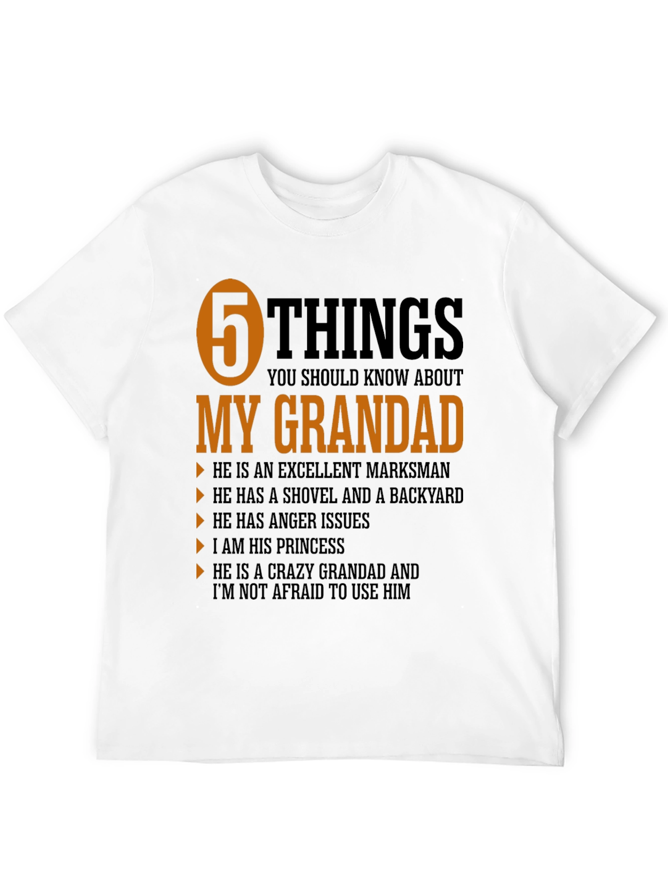5 Things You Should Know About My Grandad T-Shirt