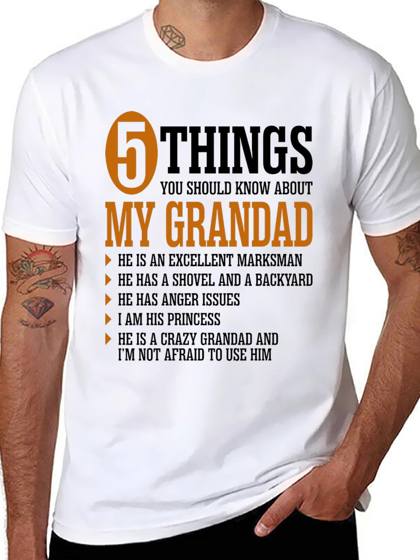 5 Things You Should Know About My Grandad T-Shirt