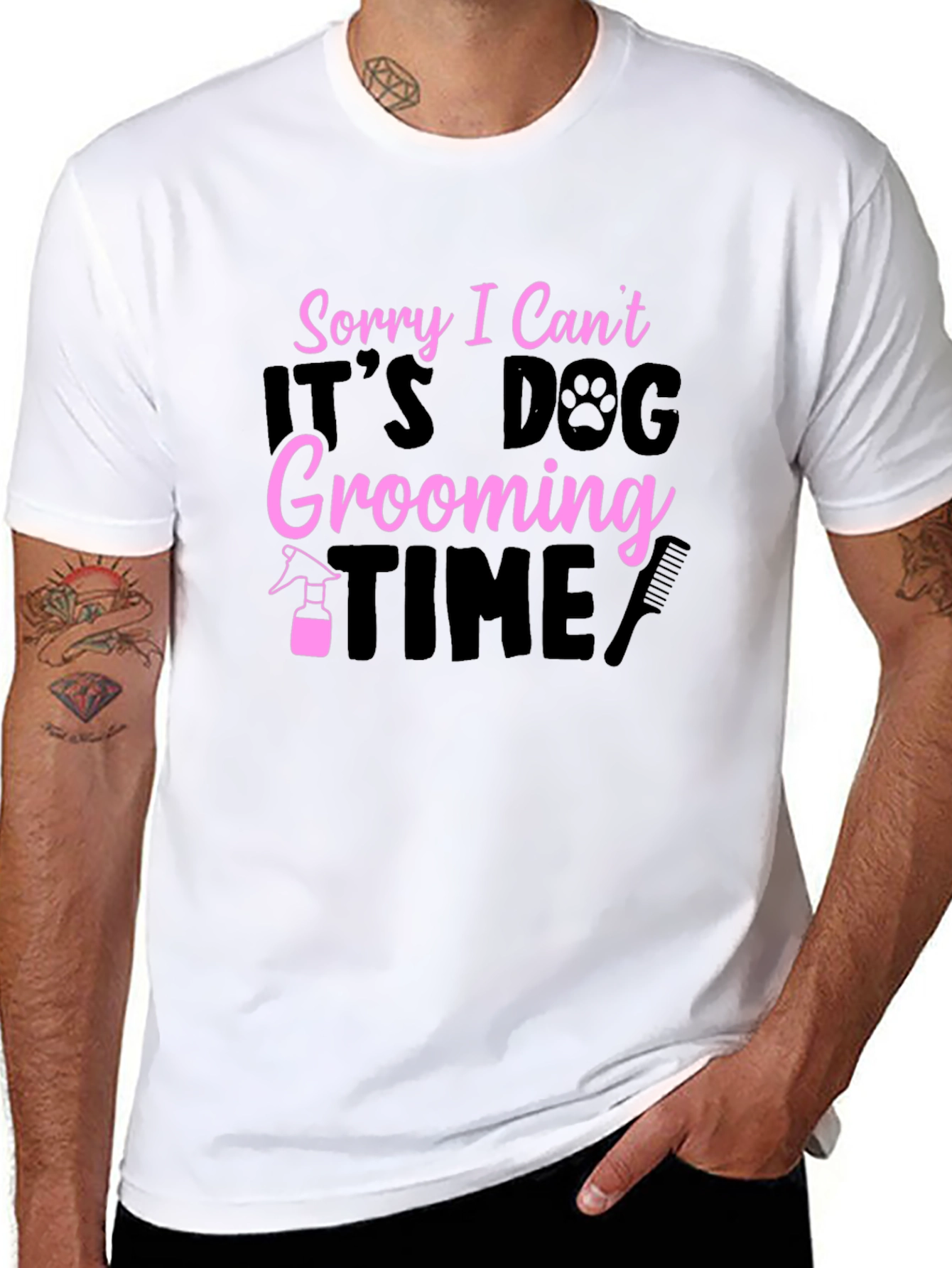 Dog Grooming Time T-Shirt - Funny Pet Lover Tee