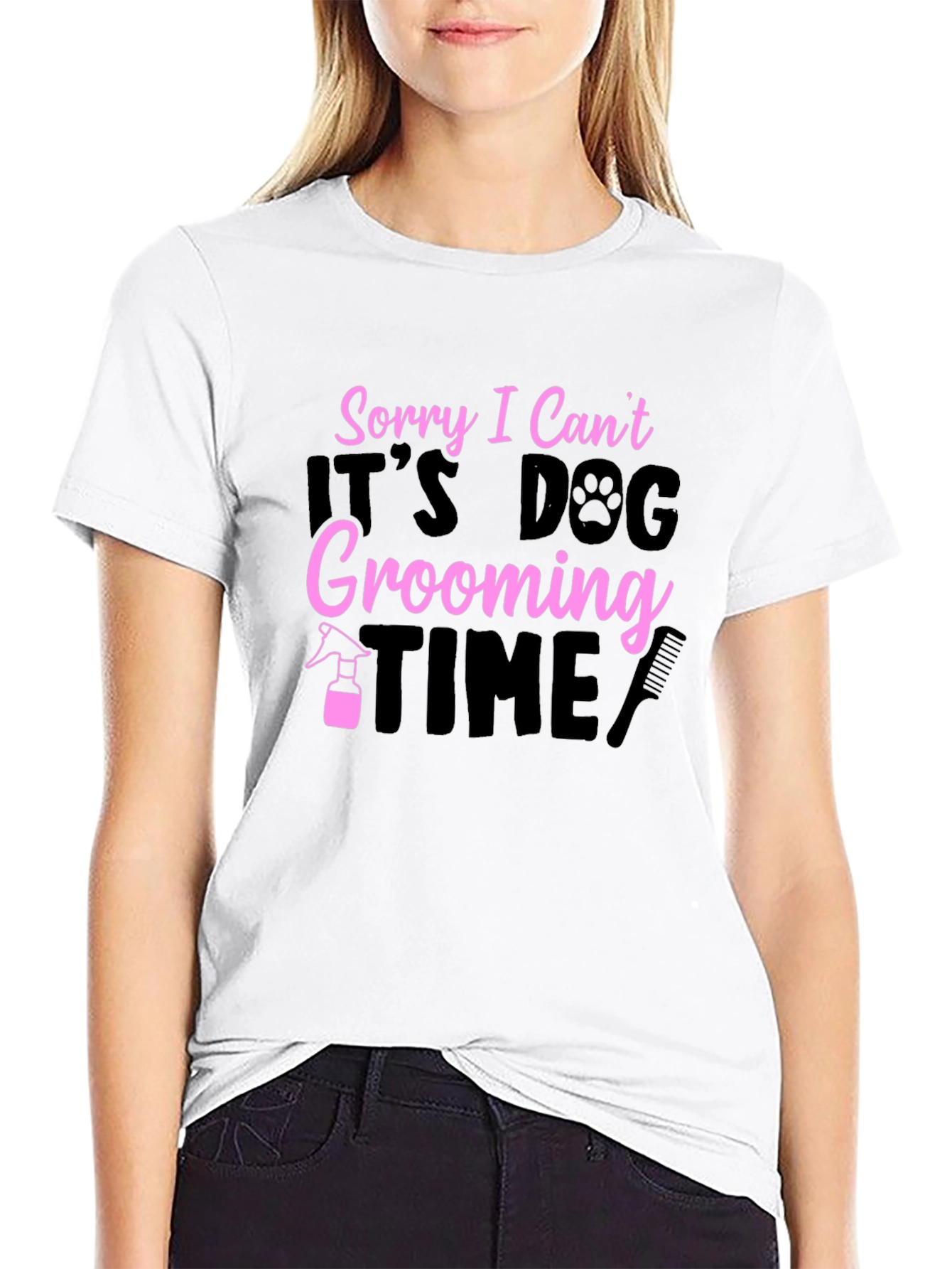 Dog Grooming Time T-Shirt - Funny Pet Lover Tee
