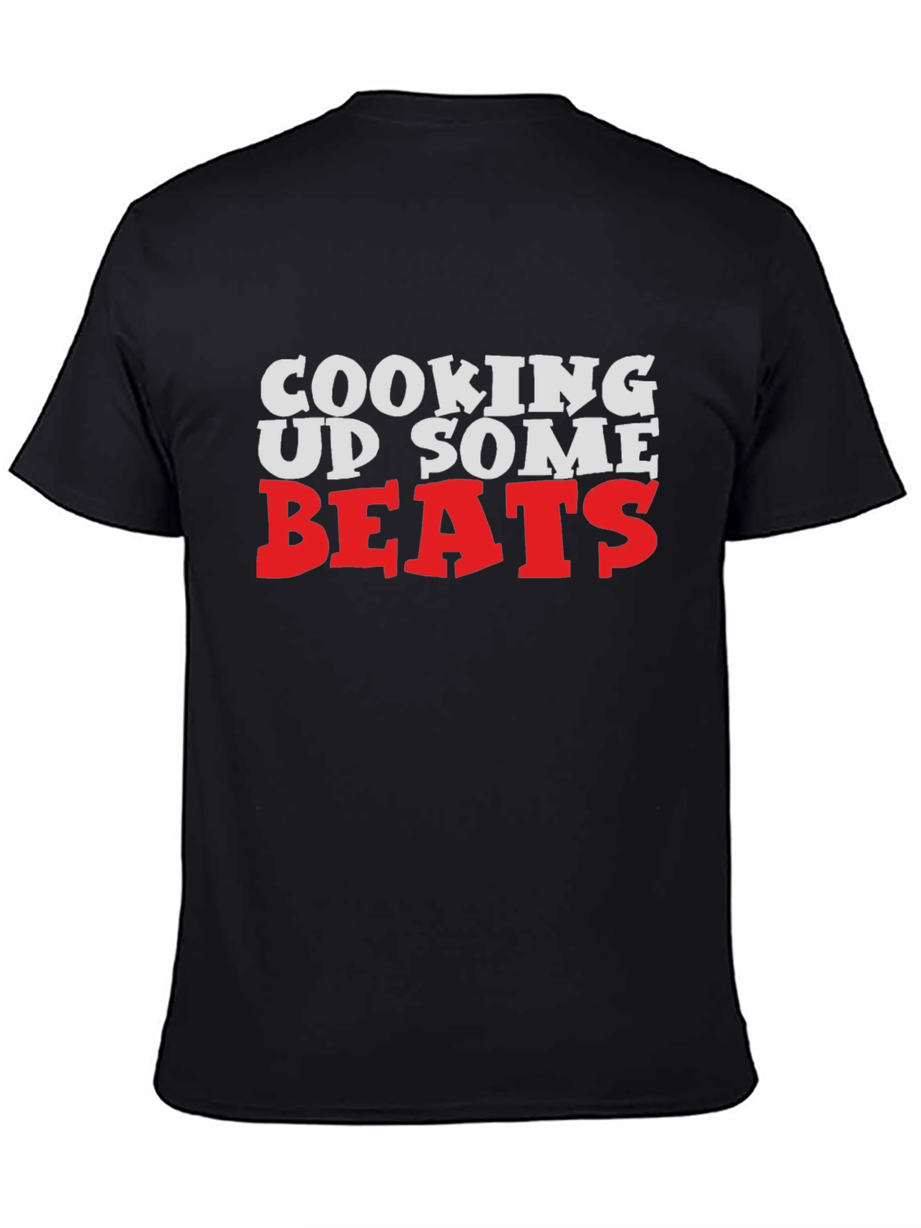 Cooking Up Some Beats - Black Graphic Tee