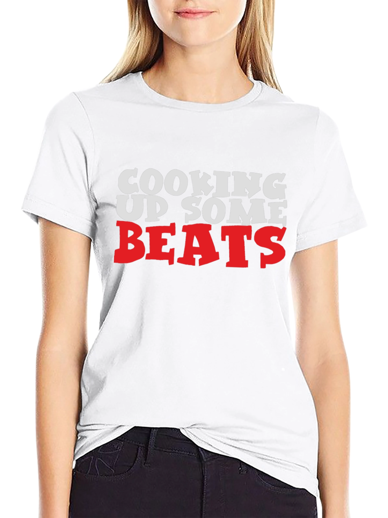 Cooking Up Some Beats - Black Graphic Tee